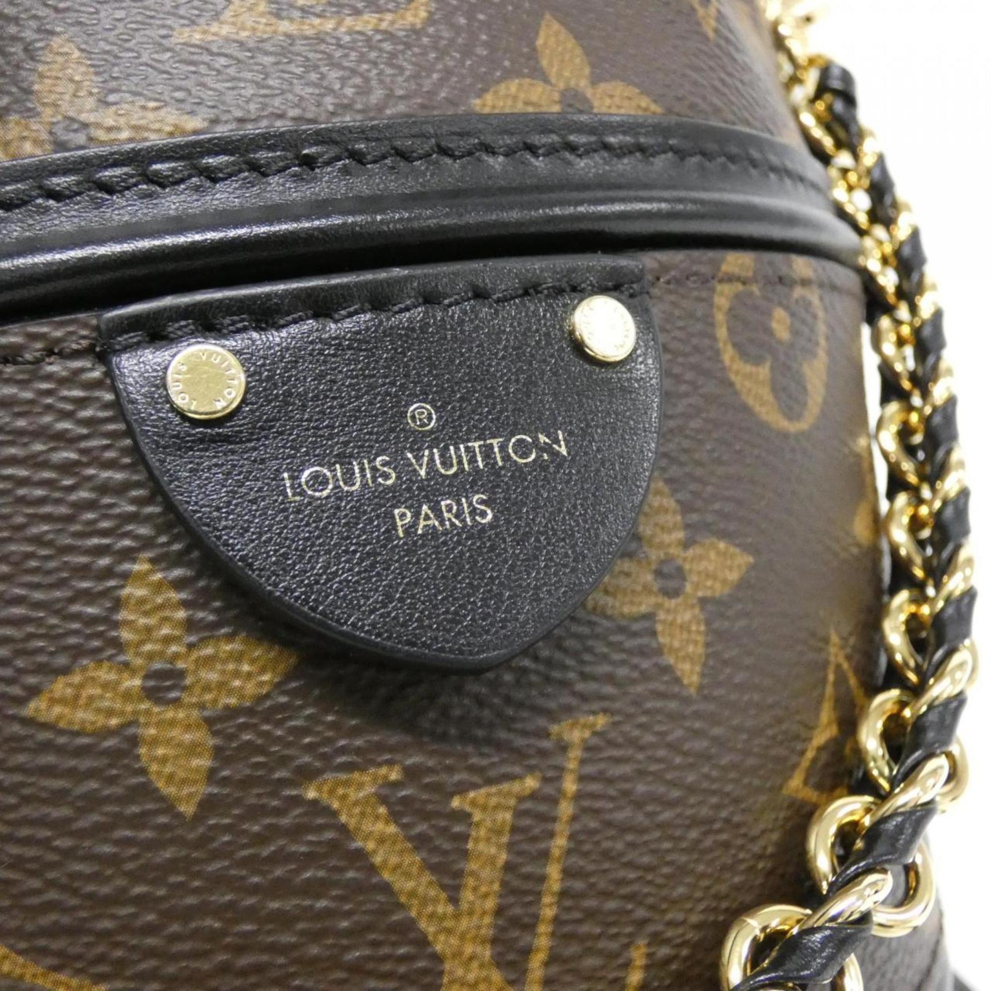 Louis Vuitton Marron Coated Canvas Shoulder Bag (Pre-Owned)