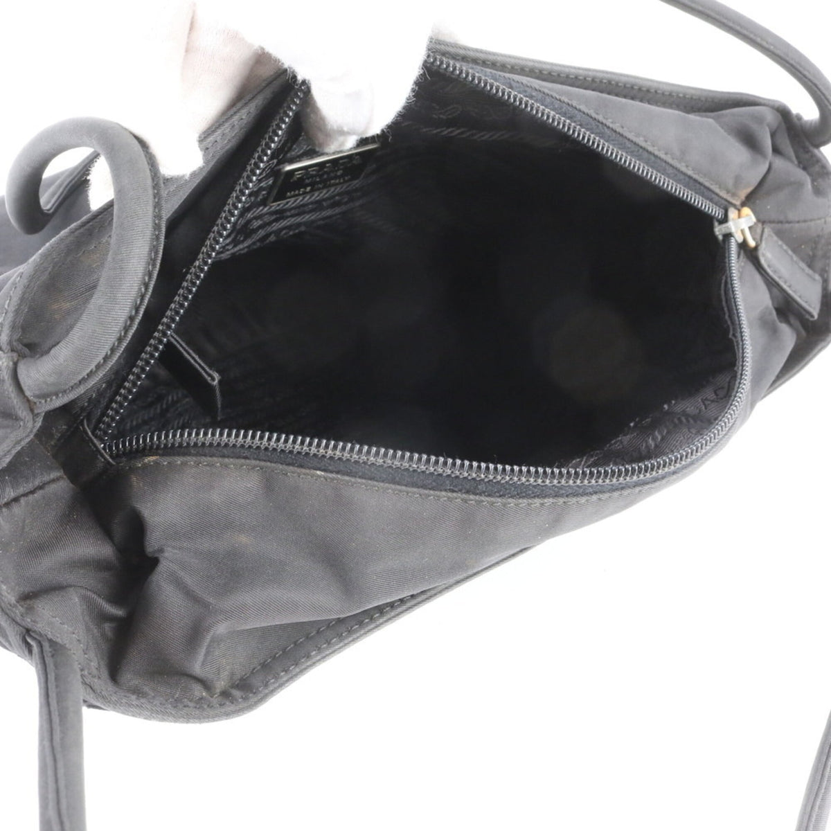 Prada Black Handbag Shoulder Bag Tote Bag (Pre-Owned)
