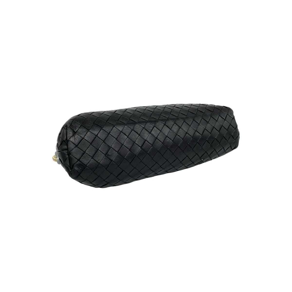 Bottega Veneta Black Leather Shoulder Bag (Pre-Owned)
