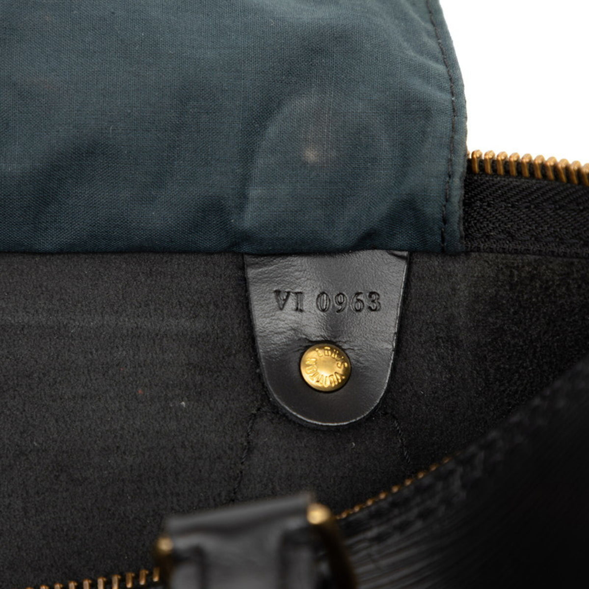Louis Vuitton Black Noir Leather Boston Bag Handbag (Pre-Owned)