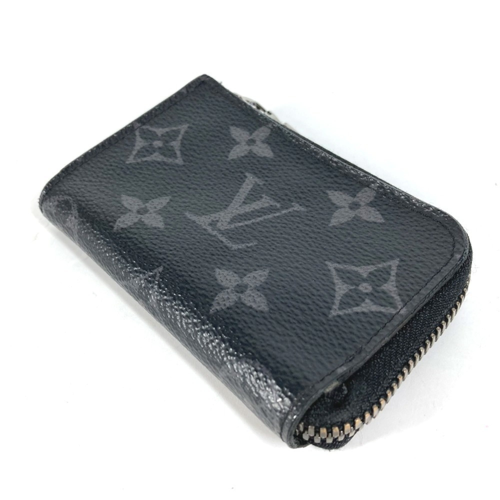 Louis Vuitton Monogram Eclipse Black Monogram Eclipse Coin Purse/Coin Case (Pre-Owned)