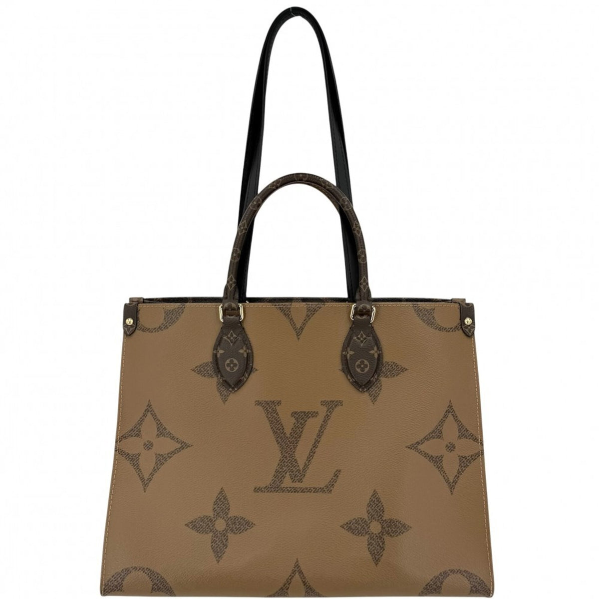 Louis Vuitton Brown Monogram Reverse Monogram Handbag Tote Bag (Pre-Owned)
