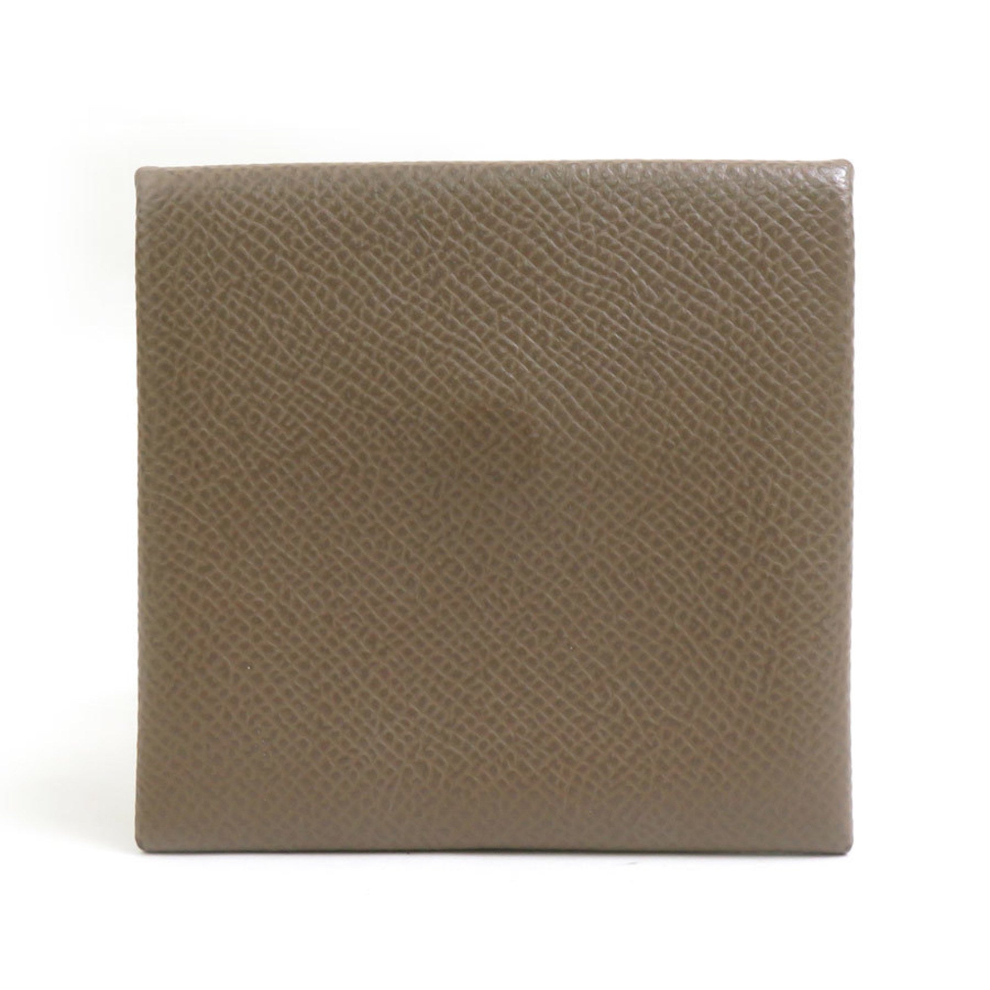 Hermes Etoupe Gray Epsom Leather Coin Purse/Coin Case (Pre-Owned)