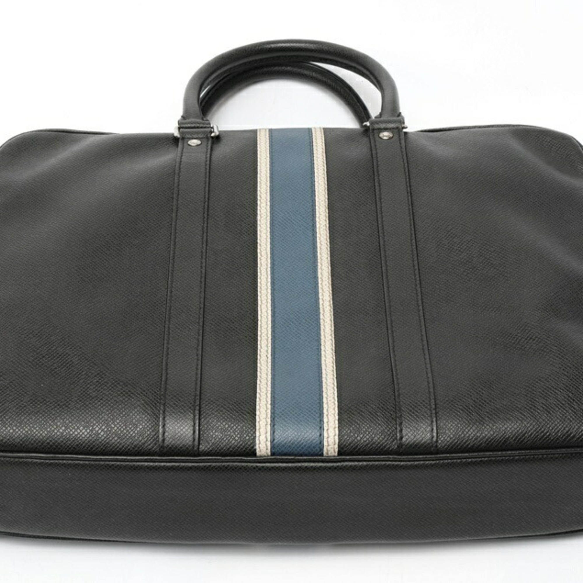 Louis Vuitton Ardoise Gray Taiga Leather Leather Document Case (Pre-Owned)