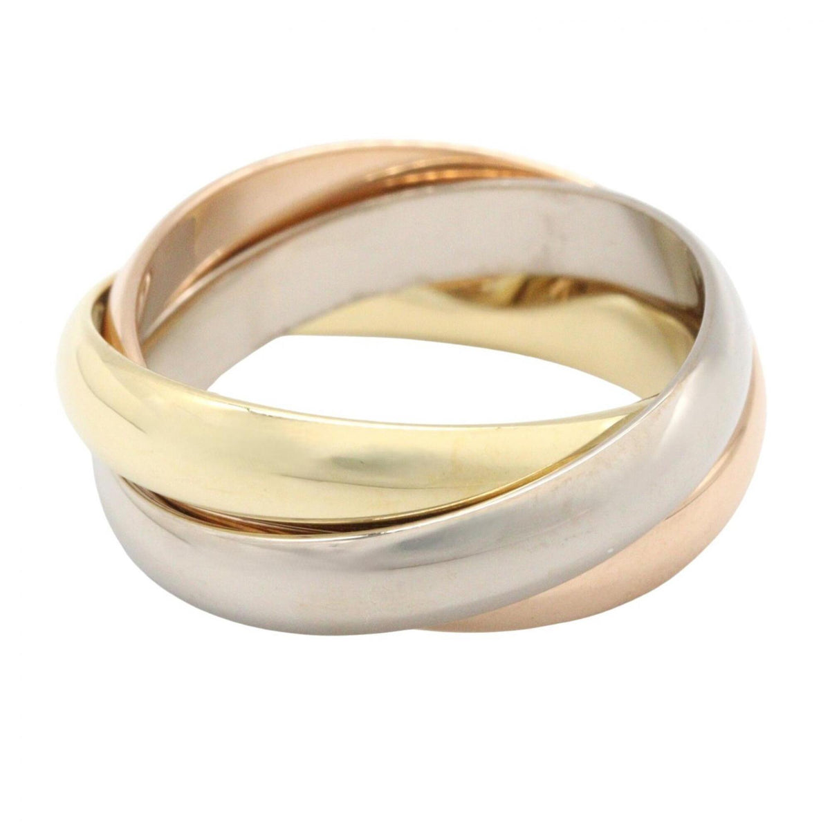 Cartier Gold Silver Yellow Gold (18K) Pink Gold (18K) White Gold (18K) Band Ring (Pre-Owned)