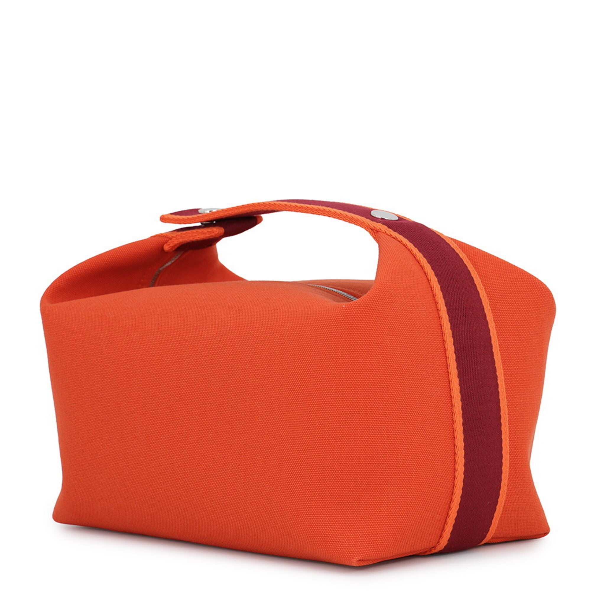Hermes Kara Feu Canvas Handbag Pouch (Pre-Owned)