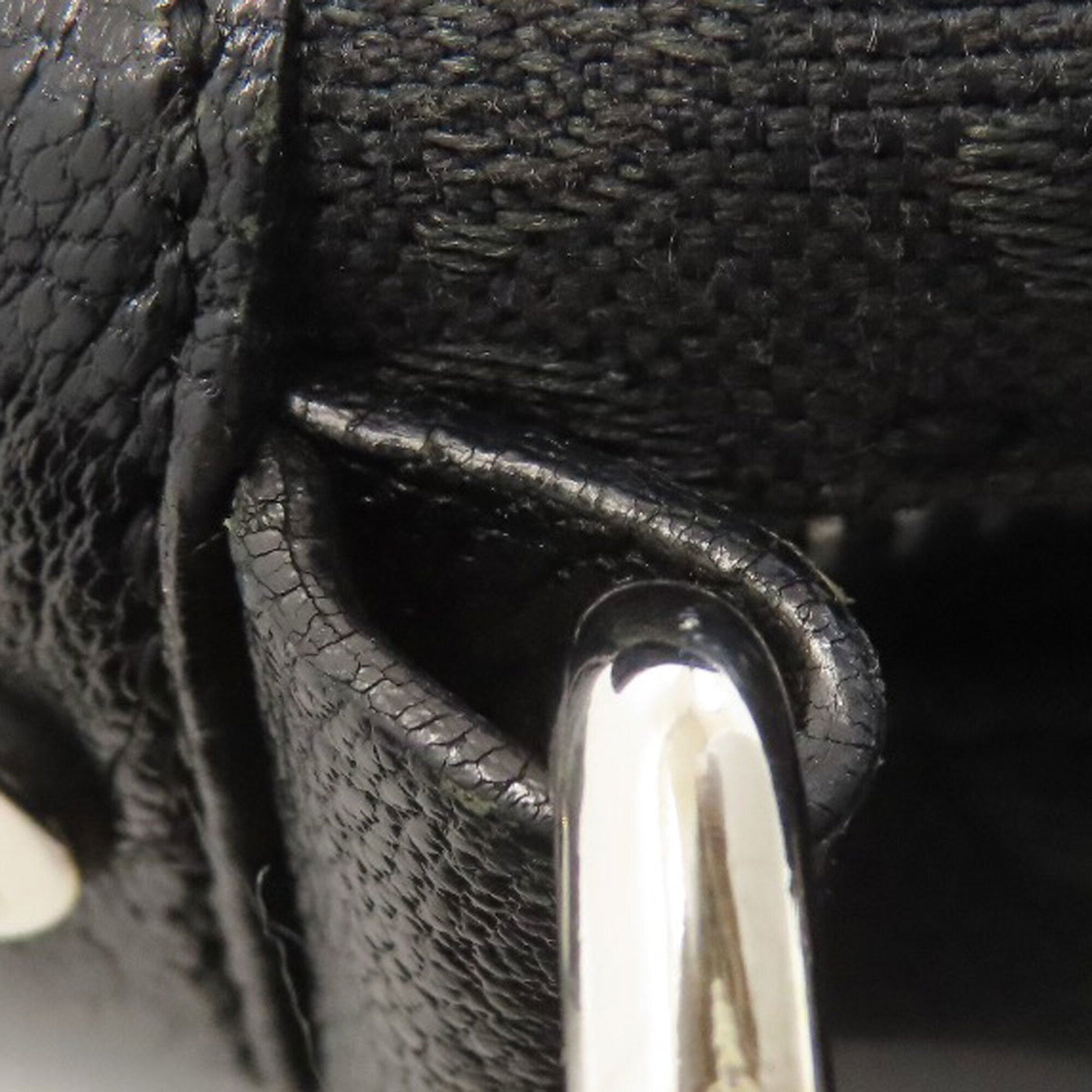 Celine Black Canvas Shoulder Bag (Pre-Owned)