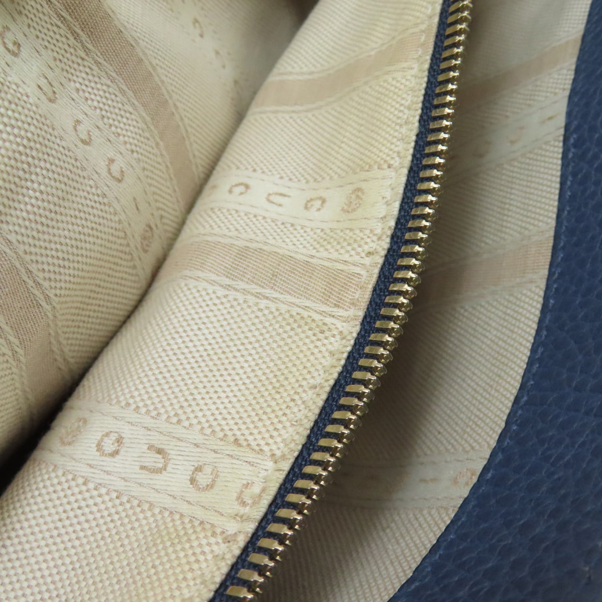 Gucci Blue Leather Handbag (Pre-Owned)