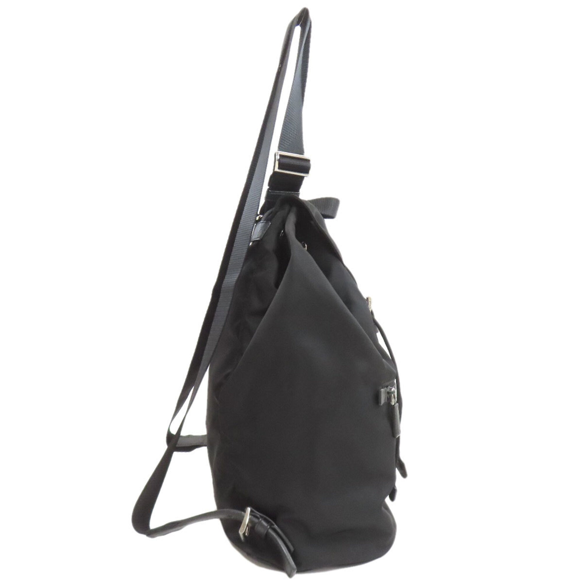 Prada Black Nylon Backpack (Pre-Owned)