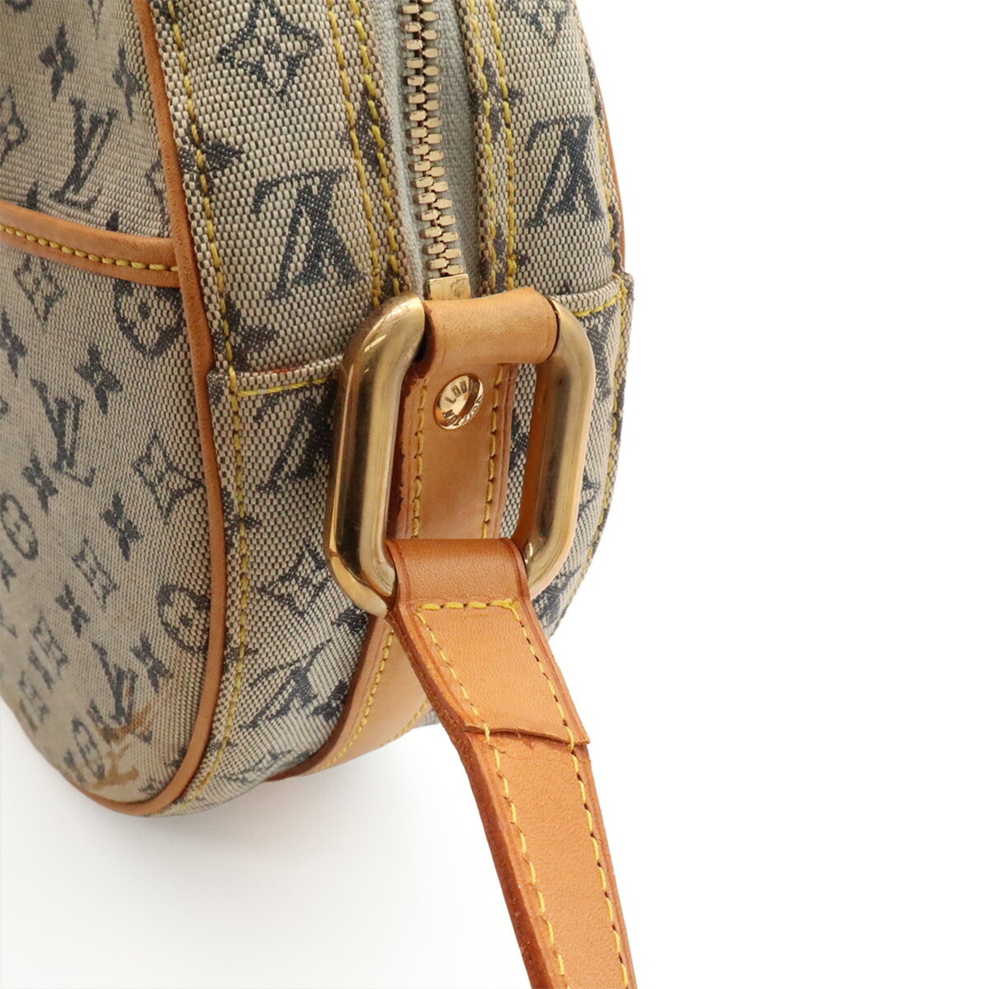 Louis Vuitton Blue Monogram Yellow Monogram Mini Pochette Shoulder Bag (Pre-Owned)