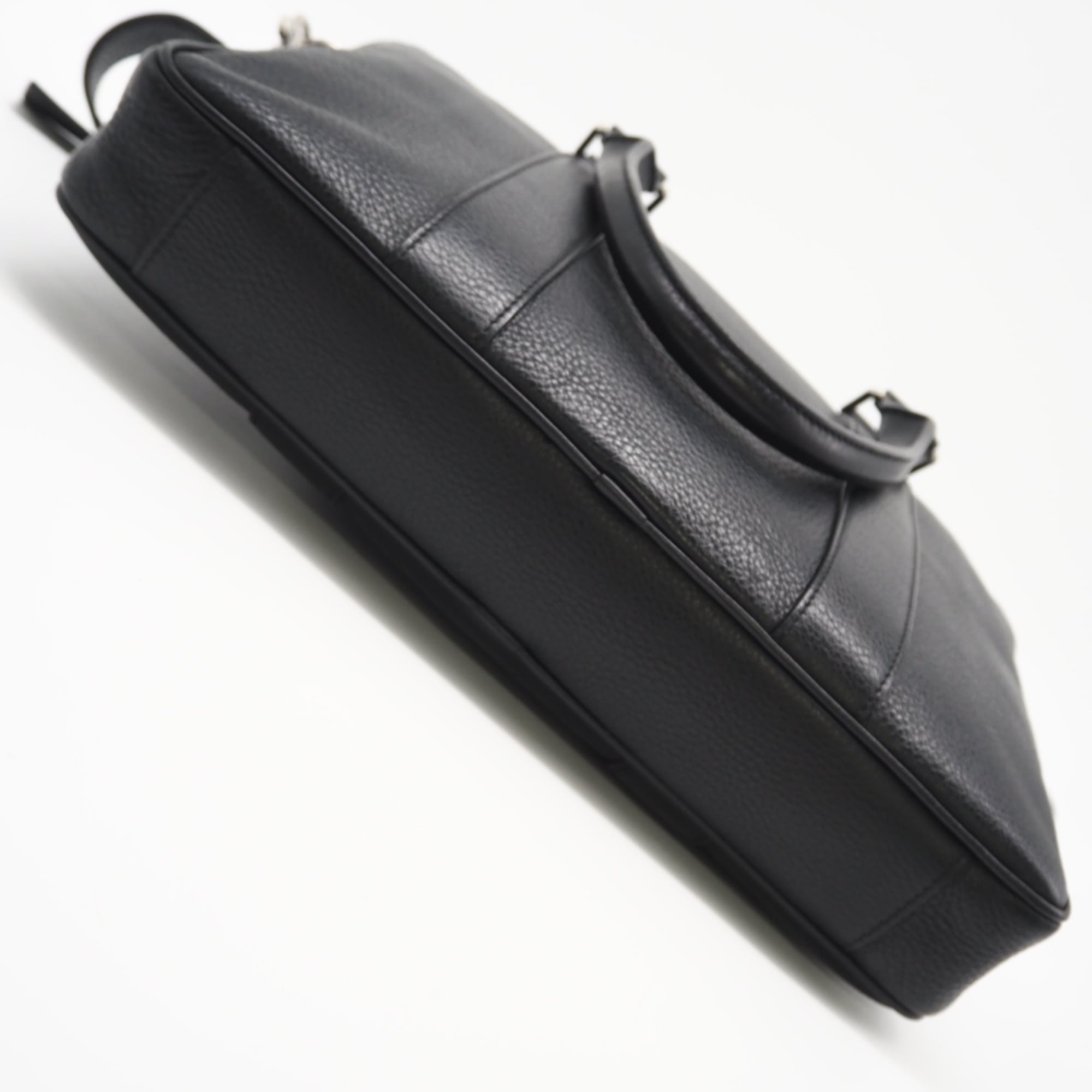 Bottega Veneta Black Leather Briefcase (Pre-Owned)