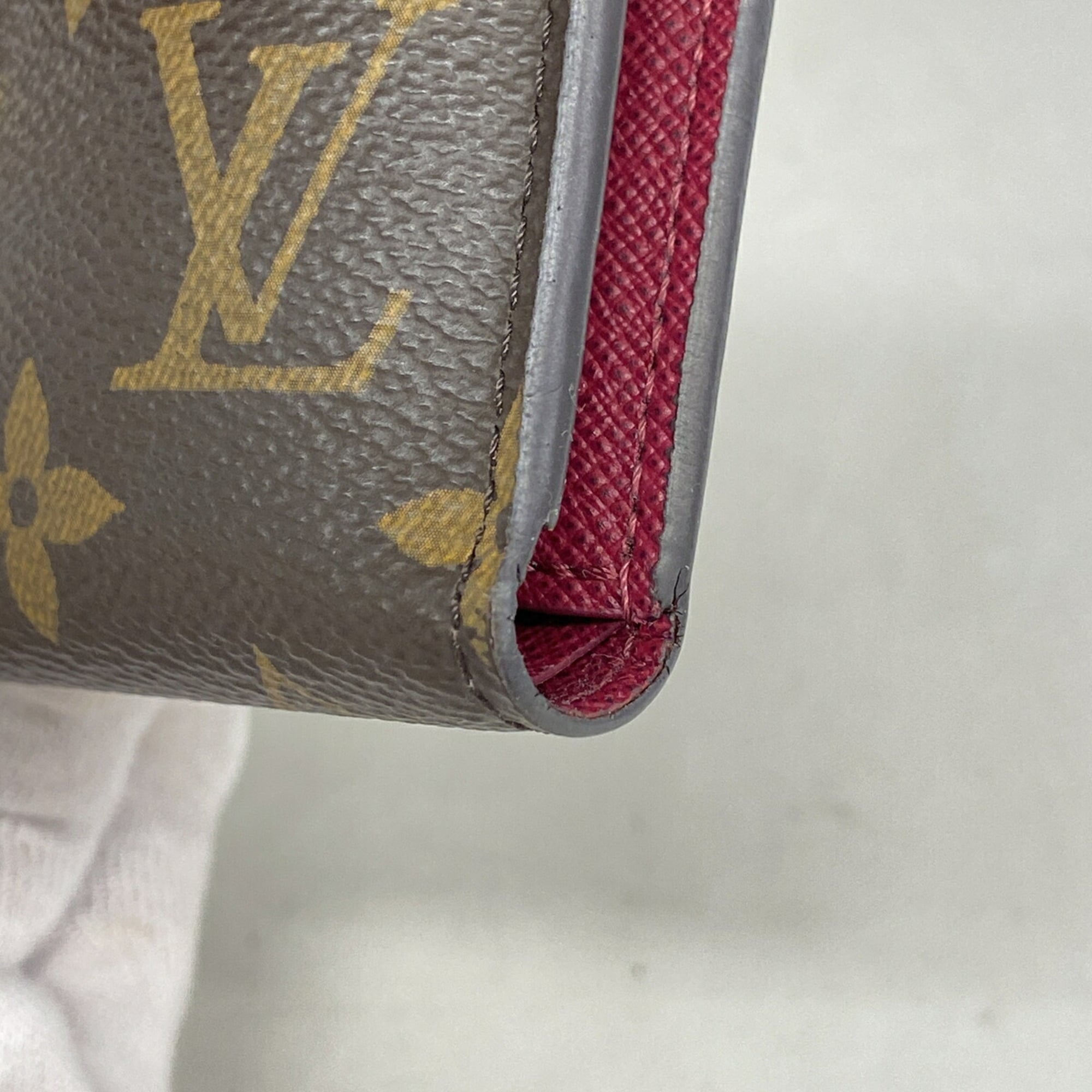 Louis Vuitton Fuchsia Wallet (Tri-Fold) (Pre-Owned)