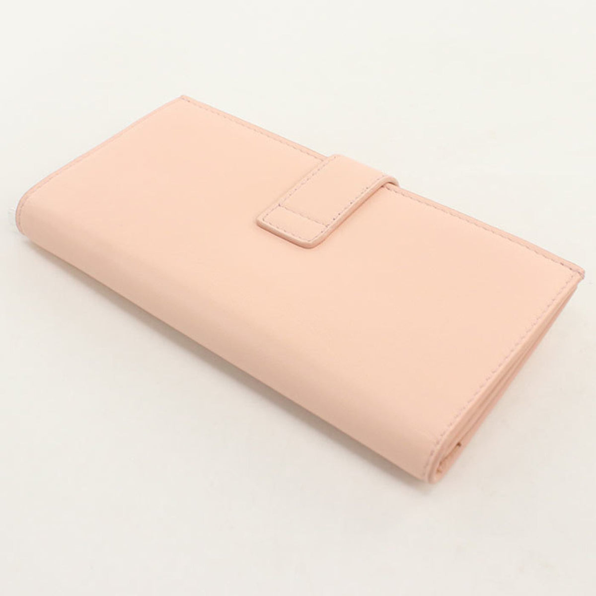 Salvatore Ferragamo Pink Leather Long Wallet (Bi-Fold) (Pre-Owned)
