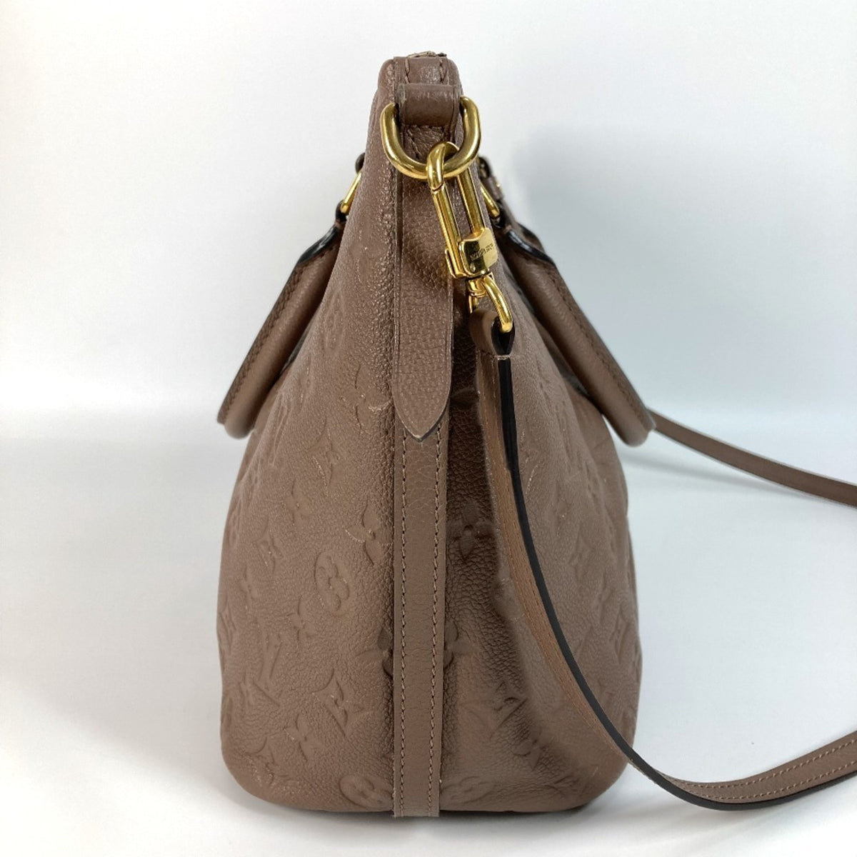 Louis Vuitton Monogram Empreinte Beige Monogram Empreinte Handbag Shoulder Bag (Pre-Owned)