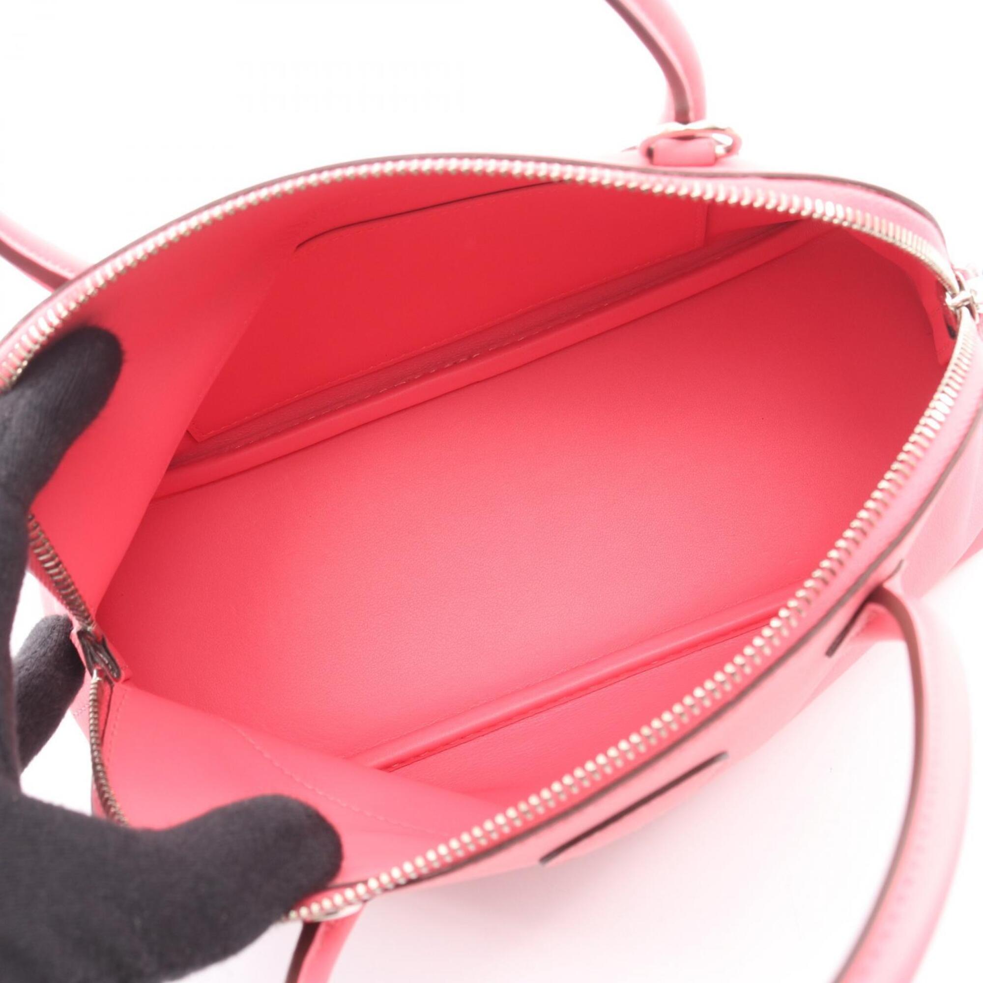 Hermes Pink Swift Leather Leather Handbag (Pre-Owned)