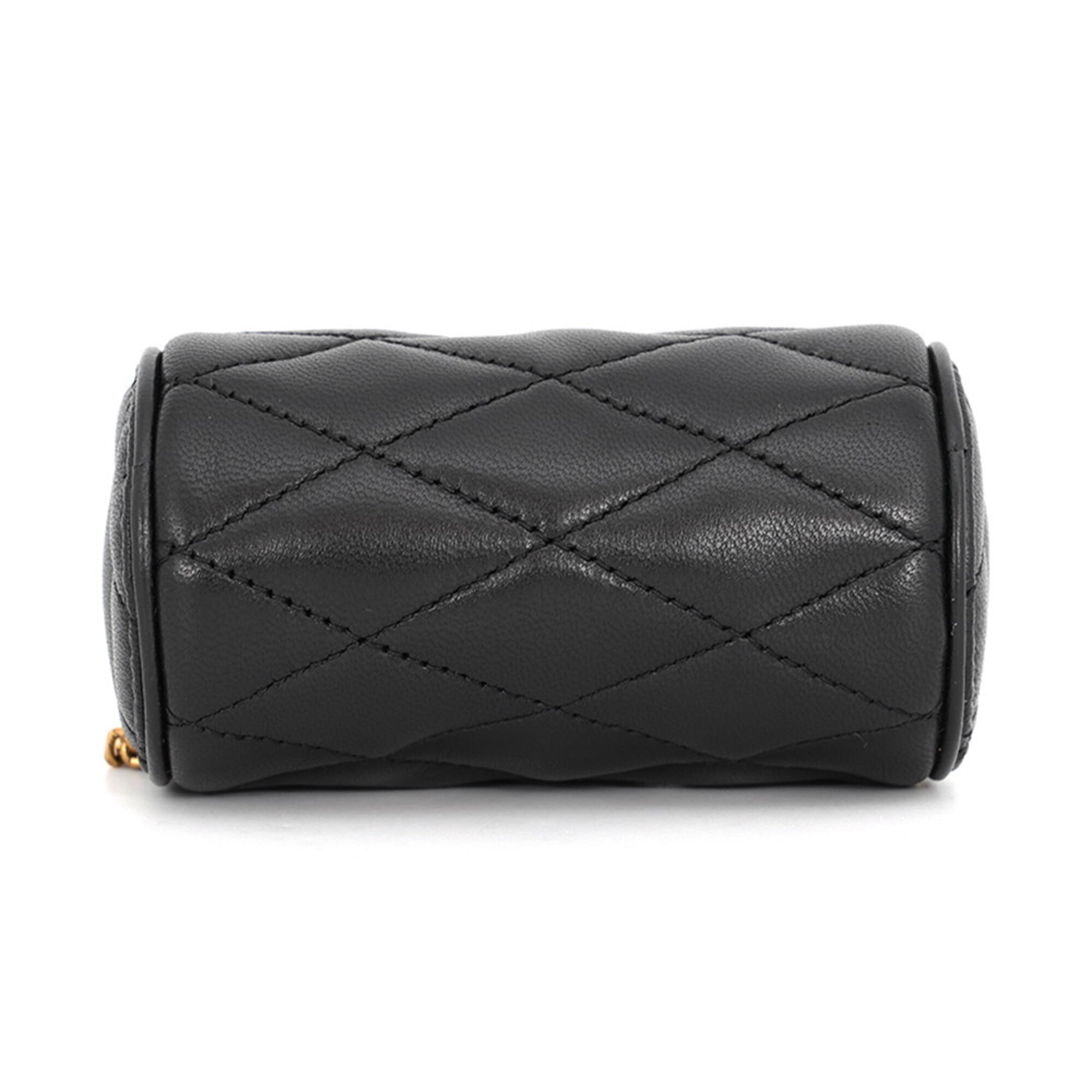 Yves Saint Laurent Black Leather Handbag Shoulder Bag (Pre-Owned)