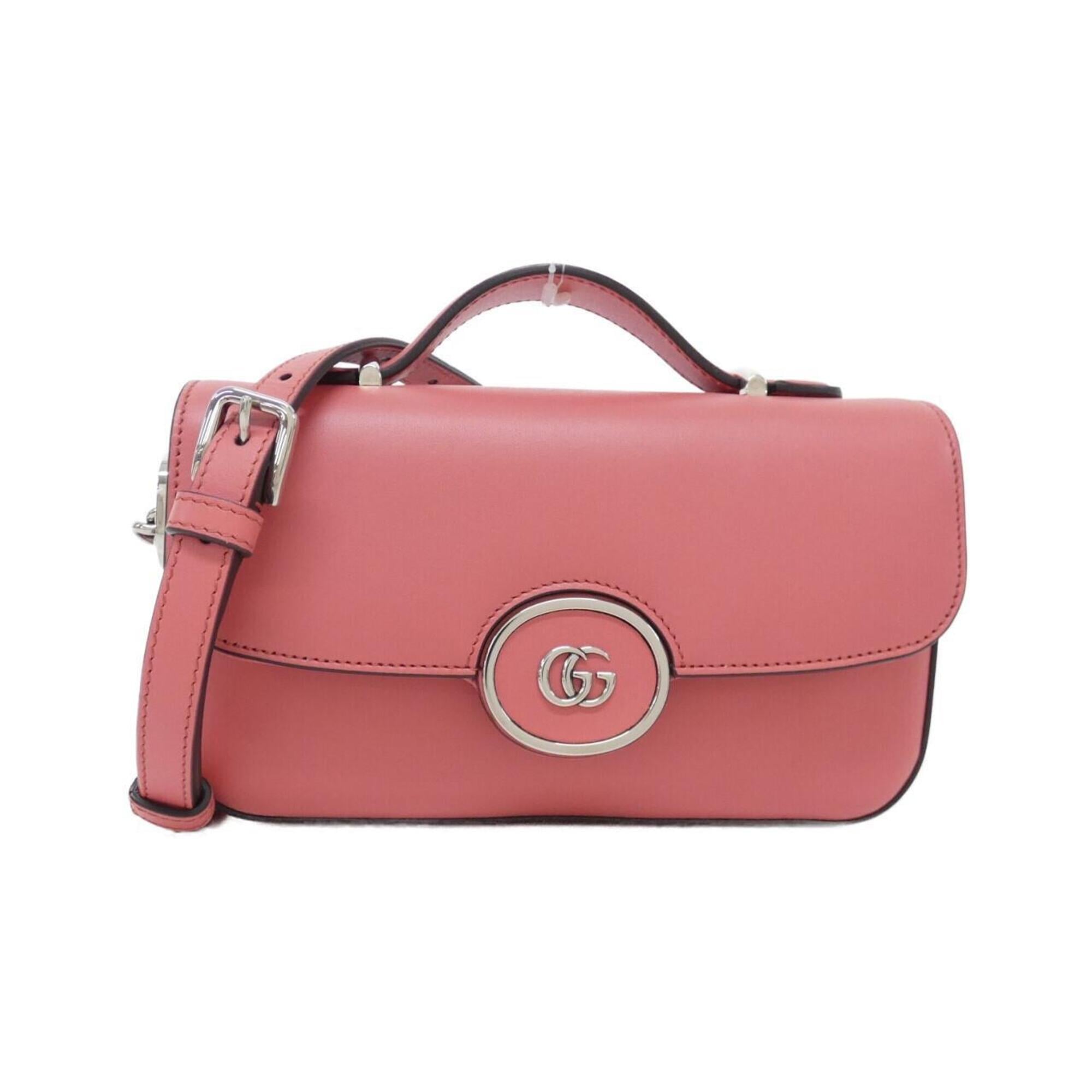 Gucci Pink Leather Handbag (Pre-Owned)