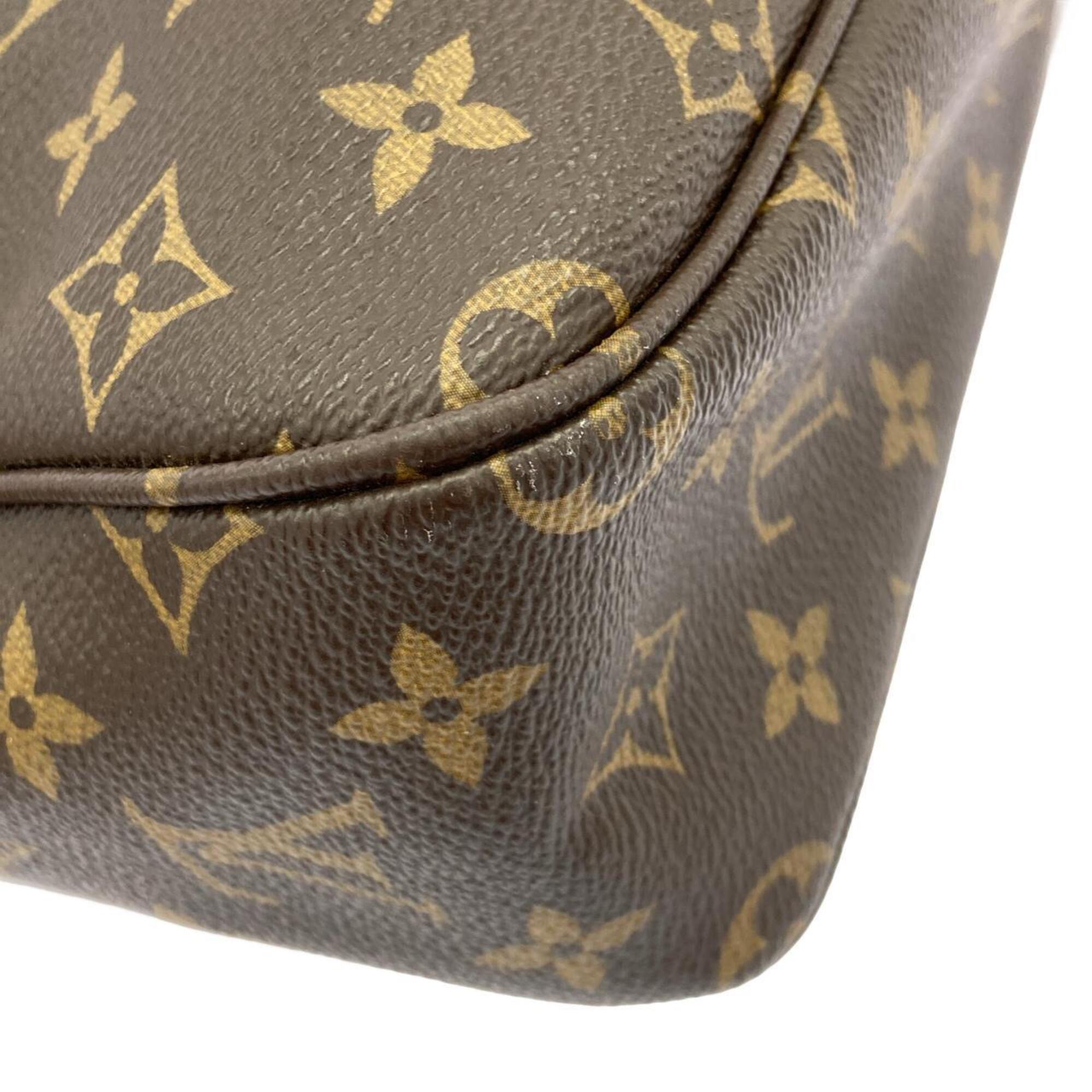 Louis Vuitton Marron Coated Canvas Handbag (Pre-Owned)