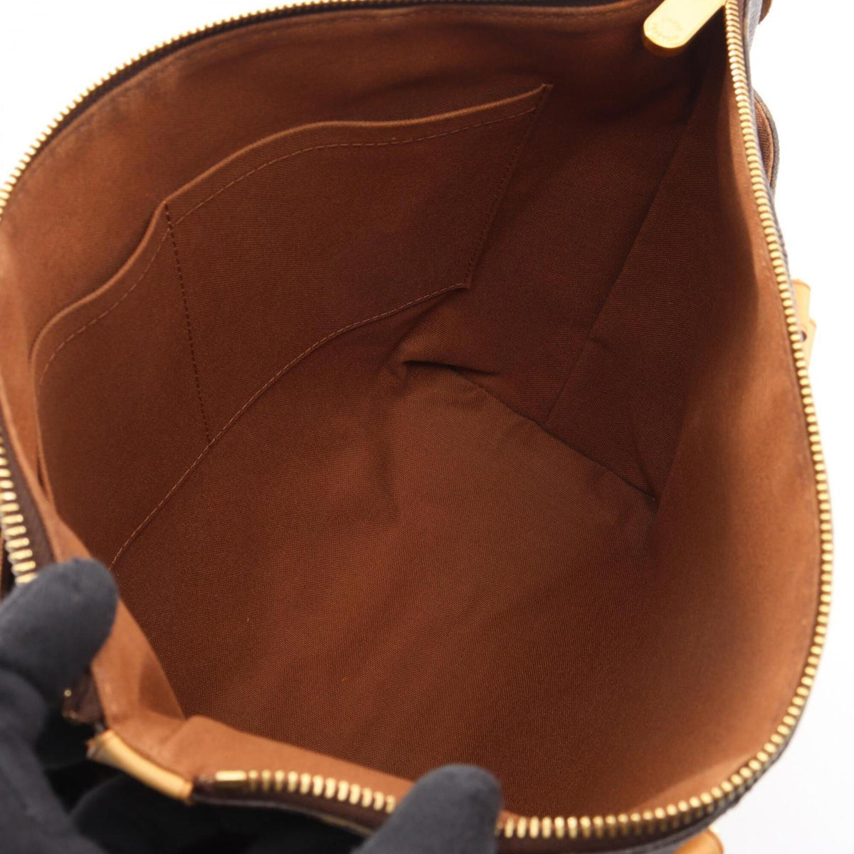 Louis Vuitton Brown Coated Canvas Pvc Monogram Leather Handbag Tote Bag (Pre-Owned)