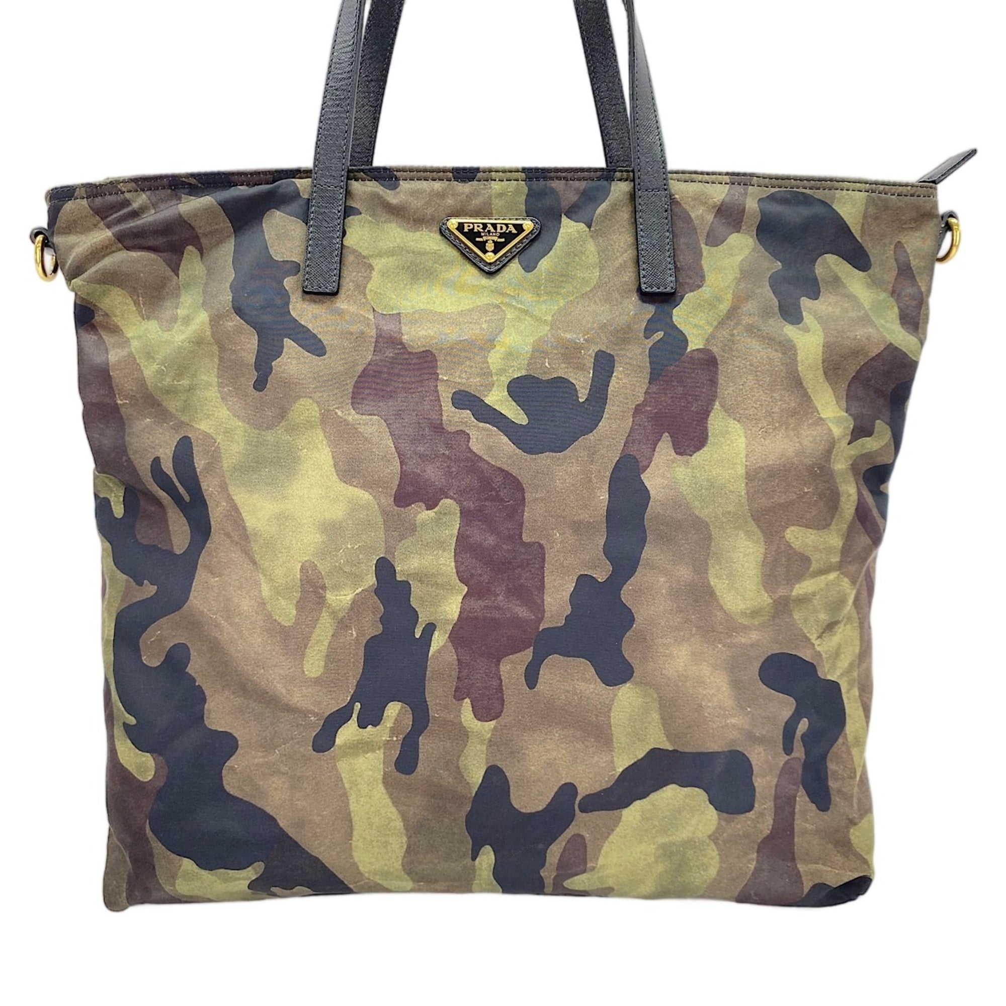 Prada Green Tote Bag (Pre-Owned)