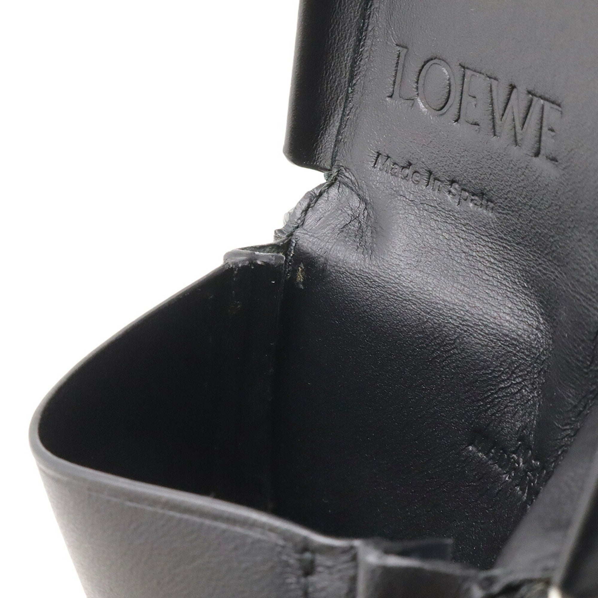 Loewe Black Leather Pochette Pouch Shoulder Bag (Pre-Owned)