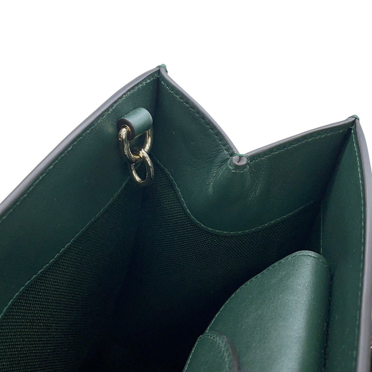 Gucci Green Leather Handbag (Pre-Owned)