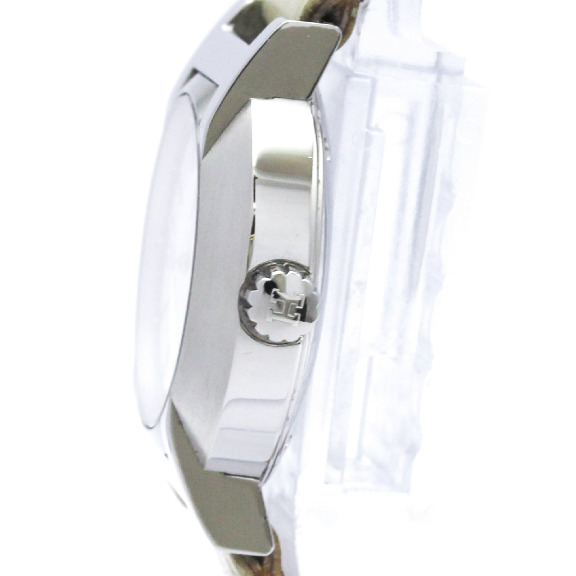 Hermes Nomade Quartz Watch Stainless Steel And Leather Watch (Pre-Owned)