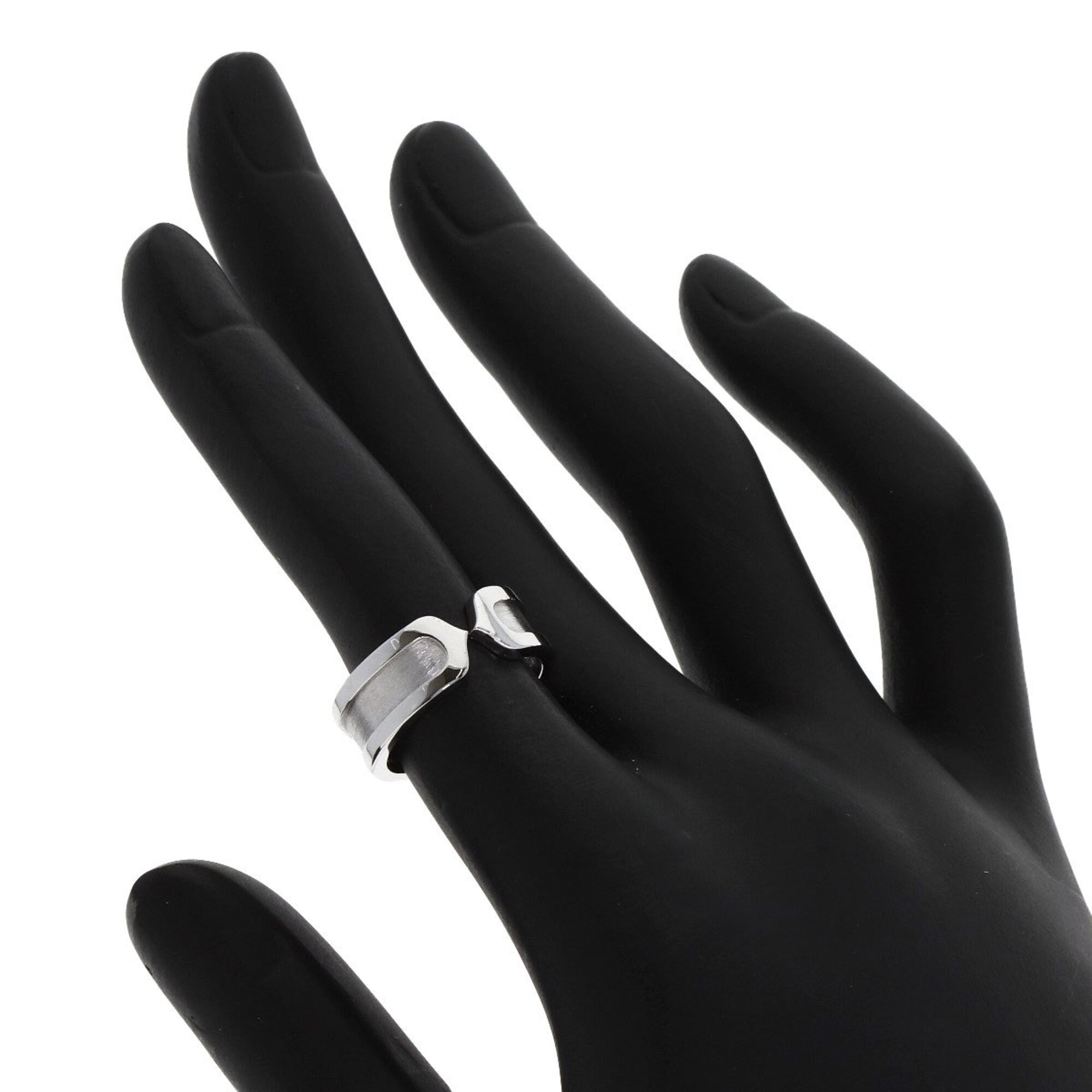 Cartier C2 White Gold (18K) Band Ring (Pre-Owned)