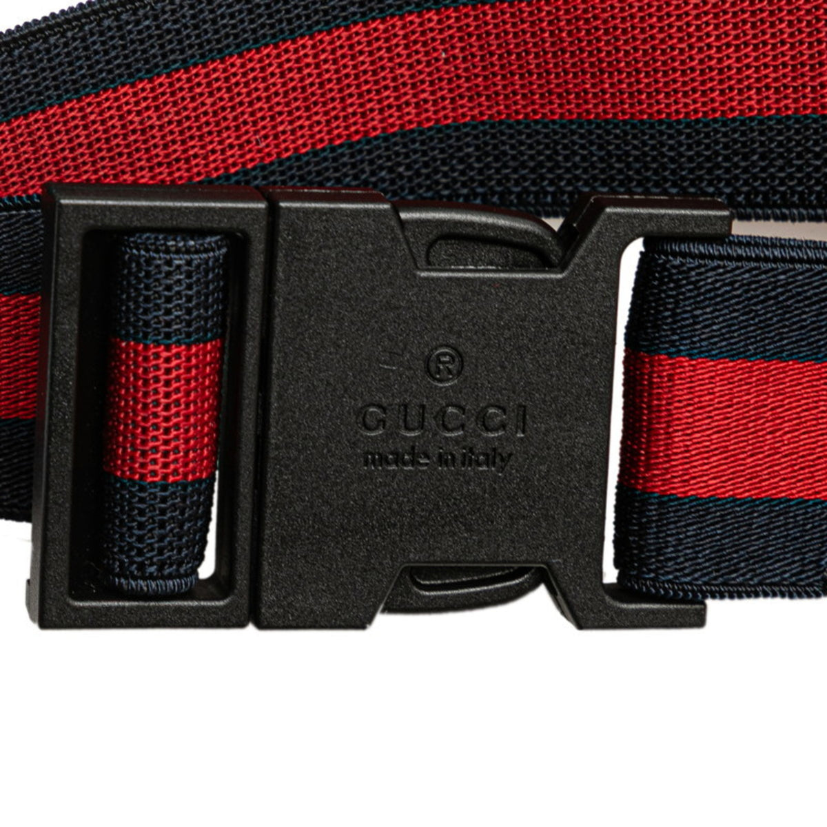 Gucci Red Color Canvas Fanny Pack (Pre-Owned)