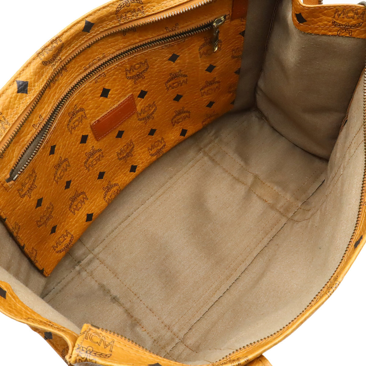 Mcm Visetos Coated Canvas Shoulder Bag Tote Bag (Pre-Owned)