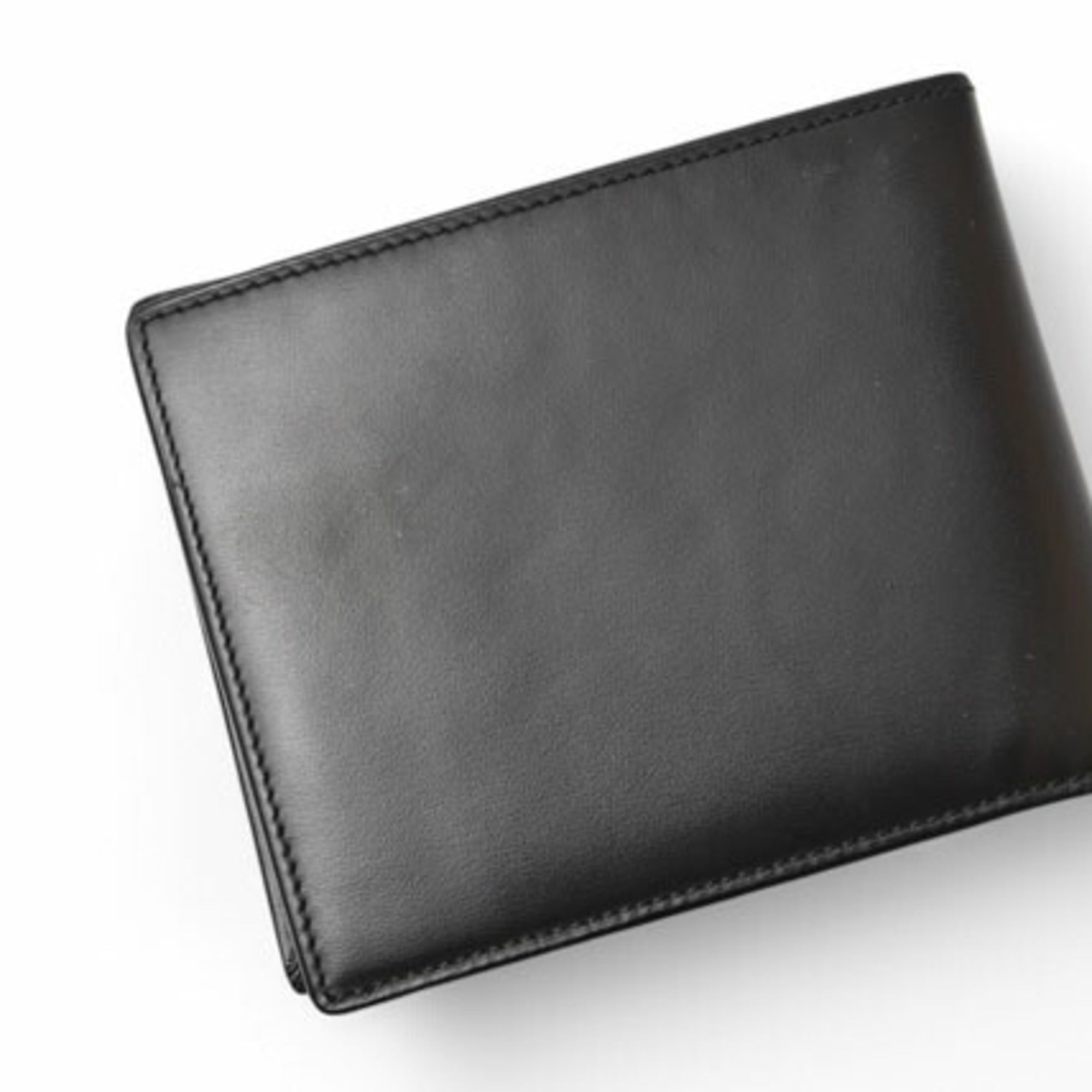Cartier Black Leather Wallet (Bi-Fold) (Pre-Owned)