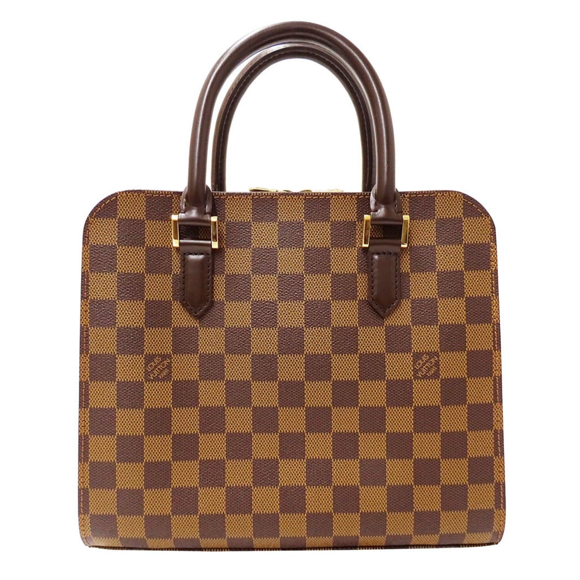 Louis Vuitton Brown Damier Canvas Handbag (Pre-Owned)