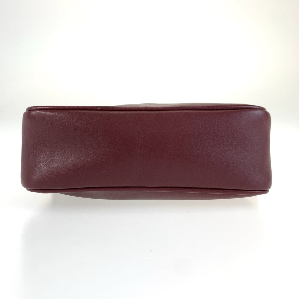 Cartier Bordeaux Leather Pochette Shoulder Bag (Pre-Owned)