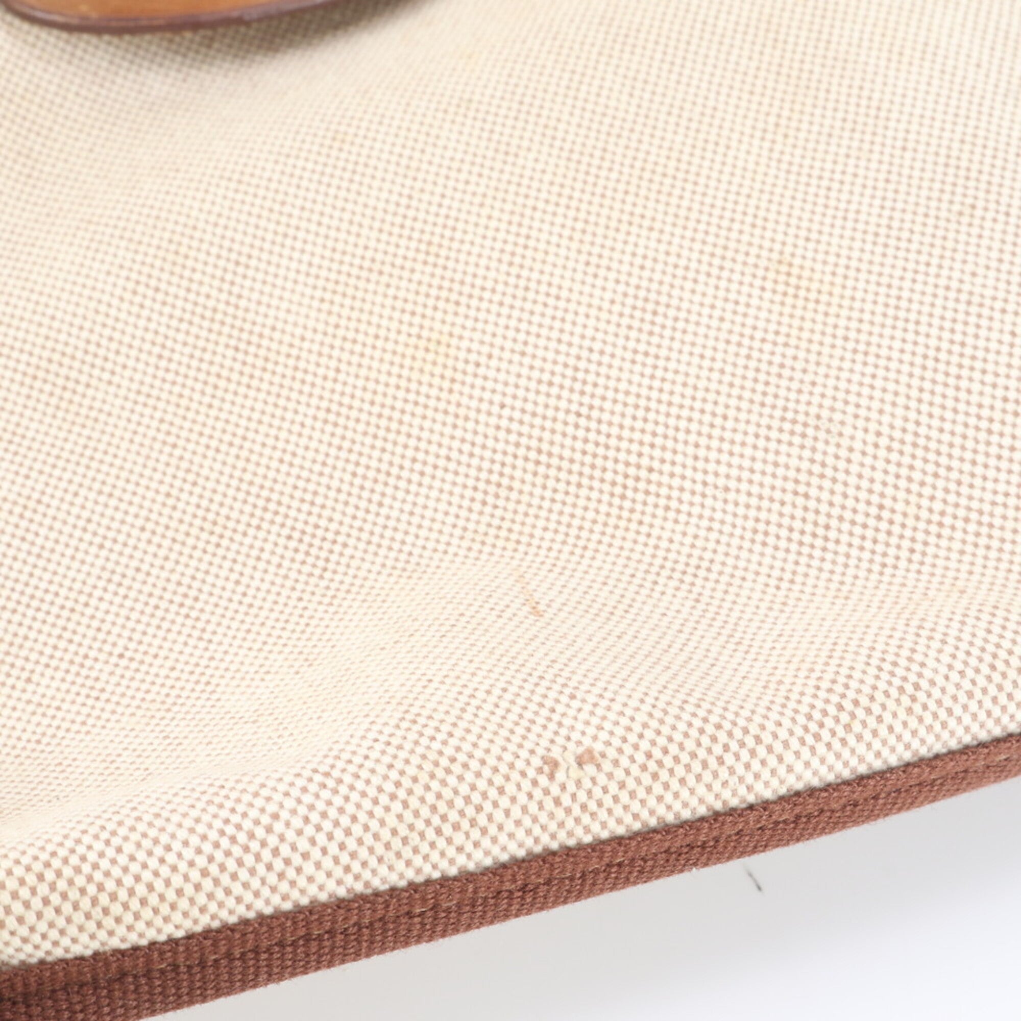 Hermes Beige Brown Leather Shoulder Bag Tote Bag (Pre-Owned)