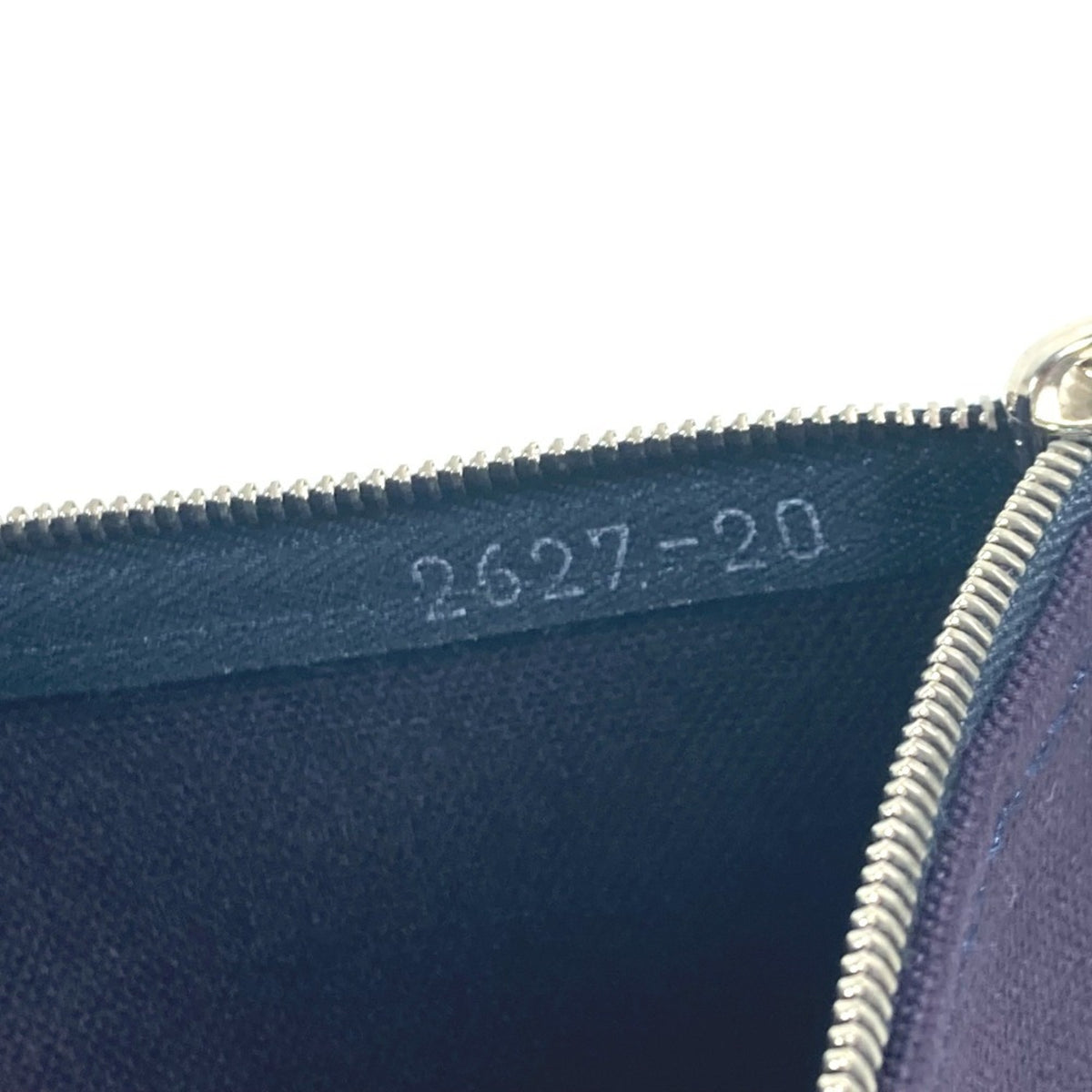 Hermes Navy Cotton Pouch (Pre-Owned)