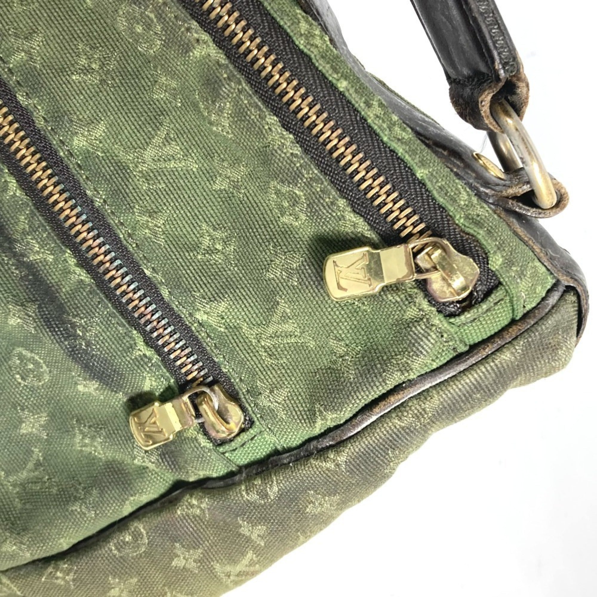 Louis Vuitton Khaki Monogram Mini Canvas Shoulder Bag (Pre-Owned)