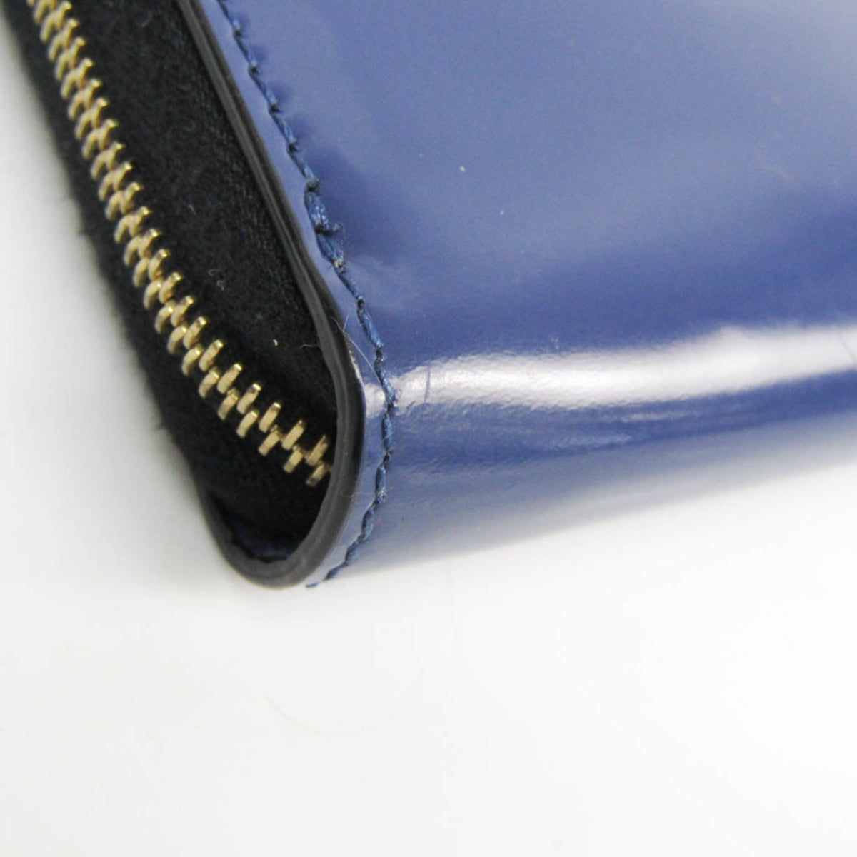 Celine Navy Leather Long Wallet (Bi-Fold) (Pre-Owned)