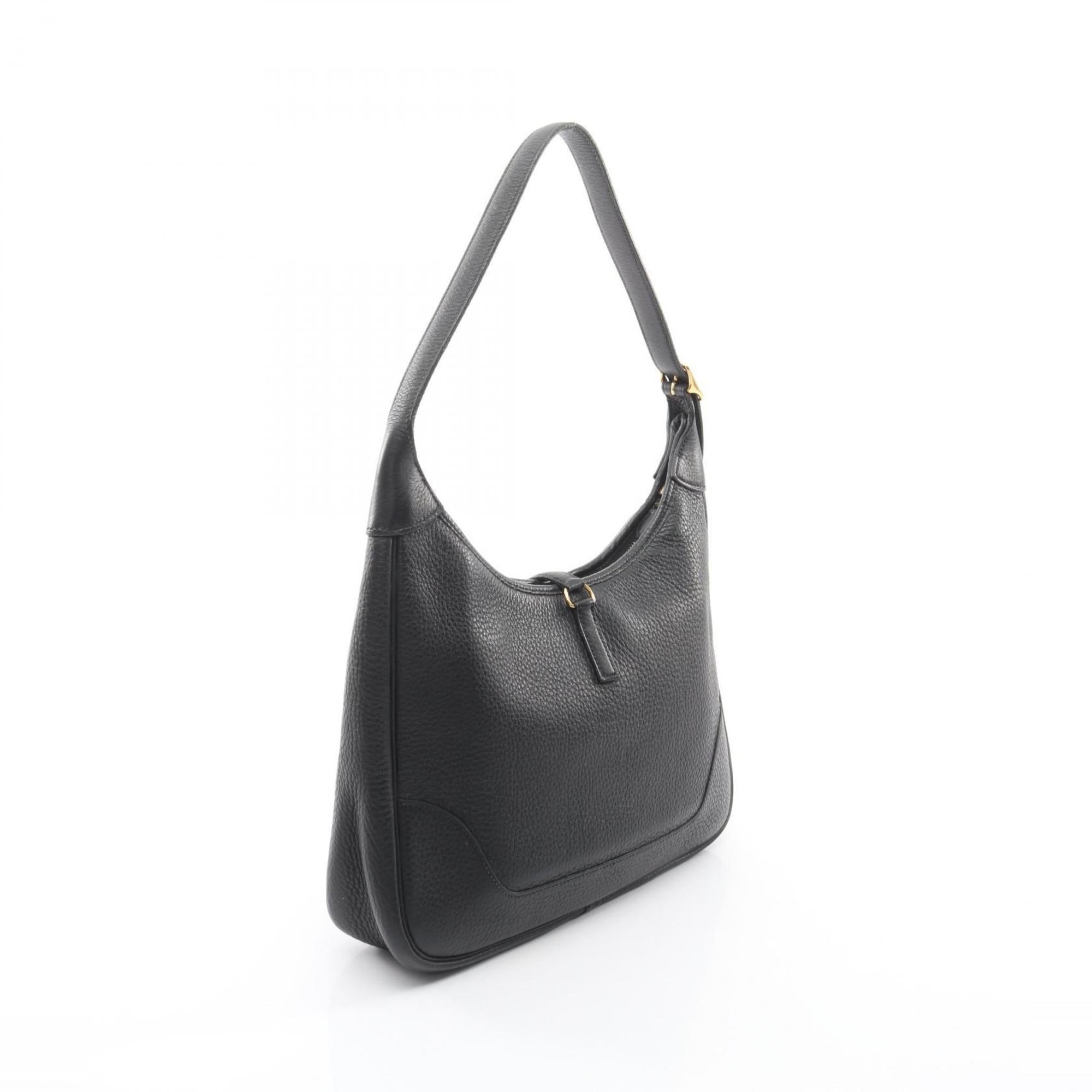Hermes Black Taurillon Clemence Leather Handbag Shoulder Bag (Pre-Owned)