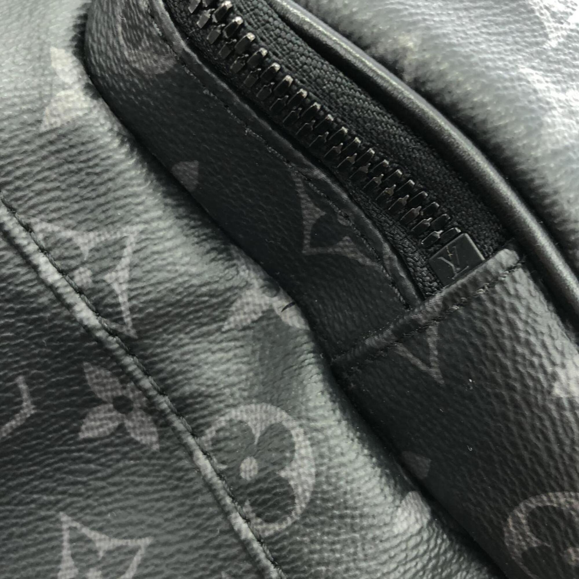 Louis Vuitton Monogram Eclipse Black Coated Canvas Backpack (Pre-Owned)