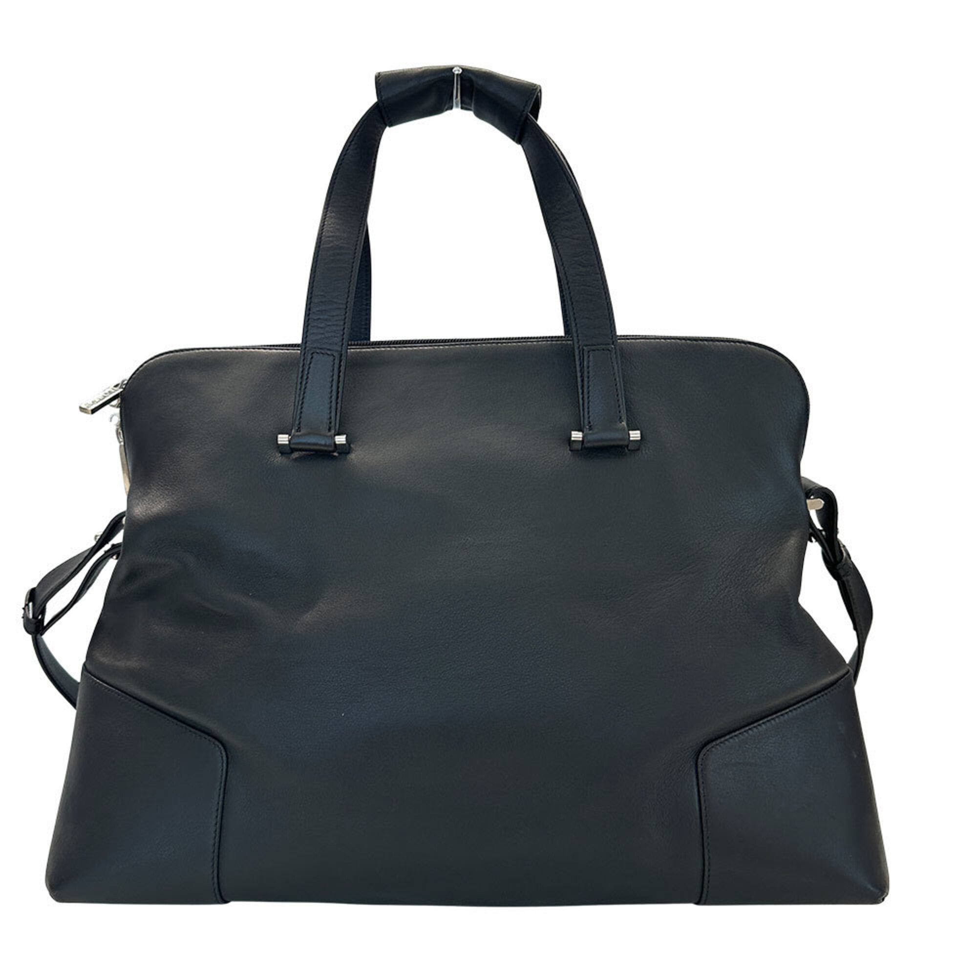 Loewe Black Leather Handbag Shoulder Bag (Pre-Owned)