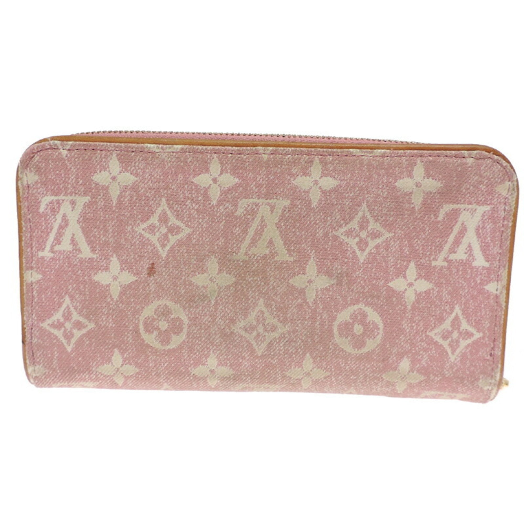 Louis Vuitton Pink Monogram Long Wallet (Bi-Fold) (Pre-Owned)