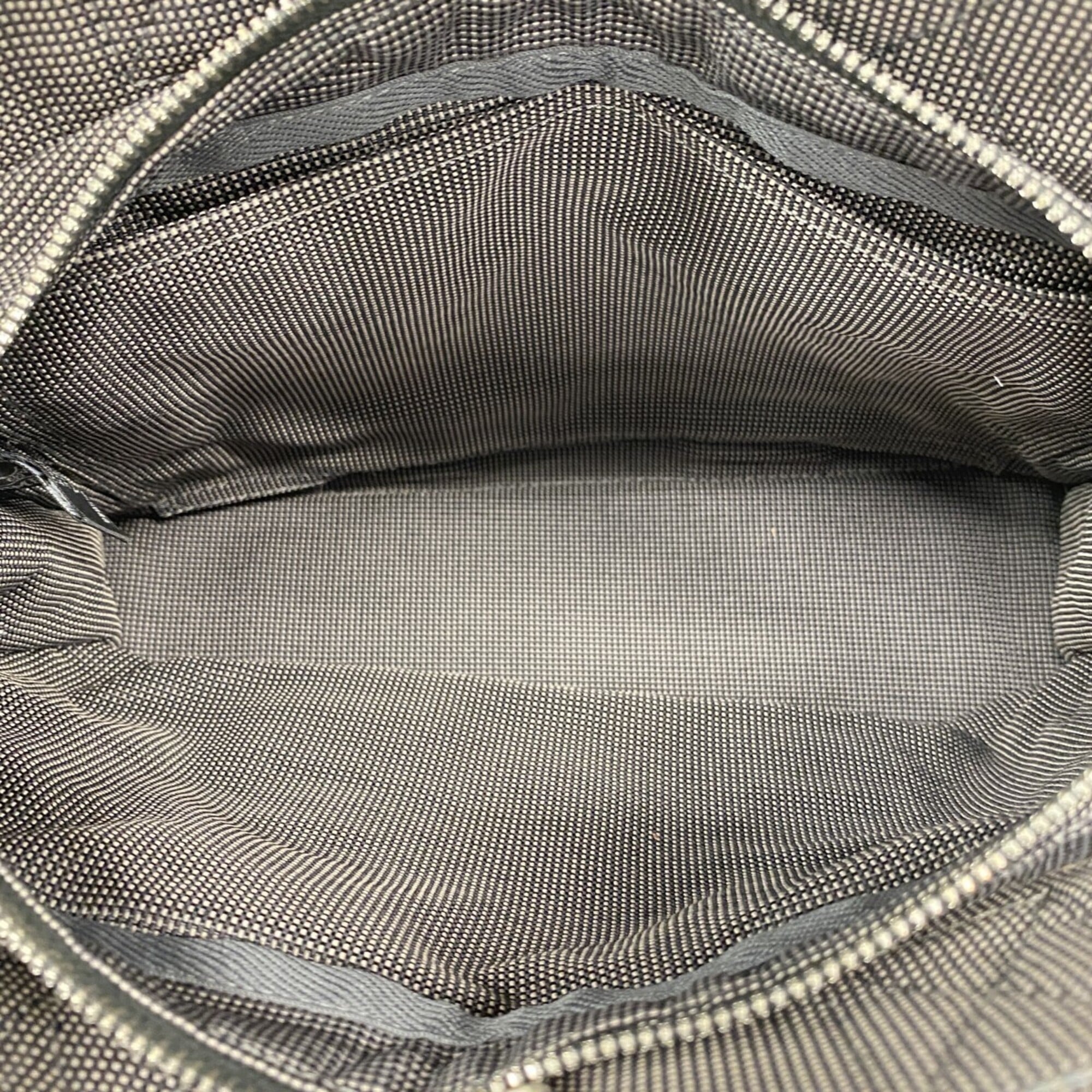Hermes Gray Canvas Tote Bag (Pre-Owned)