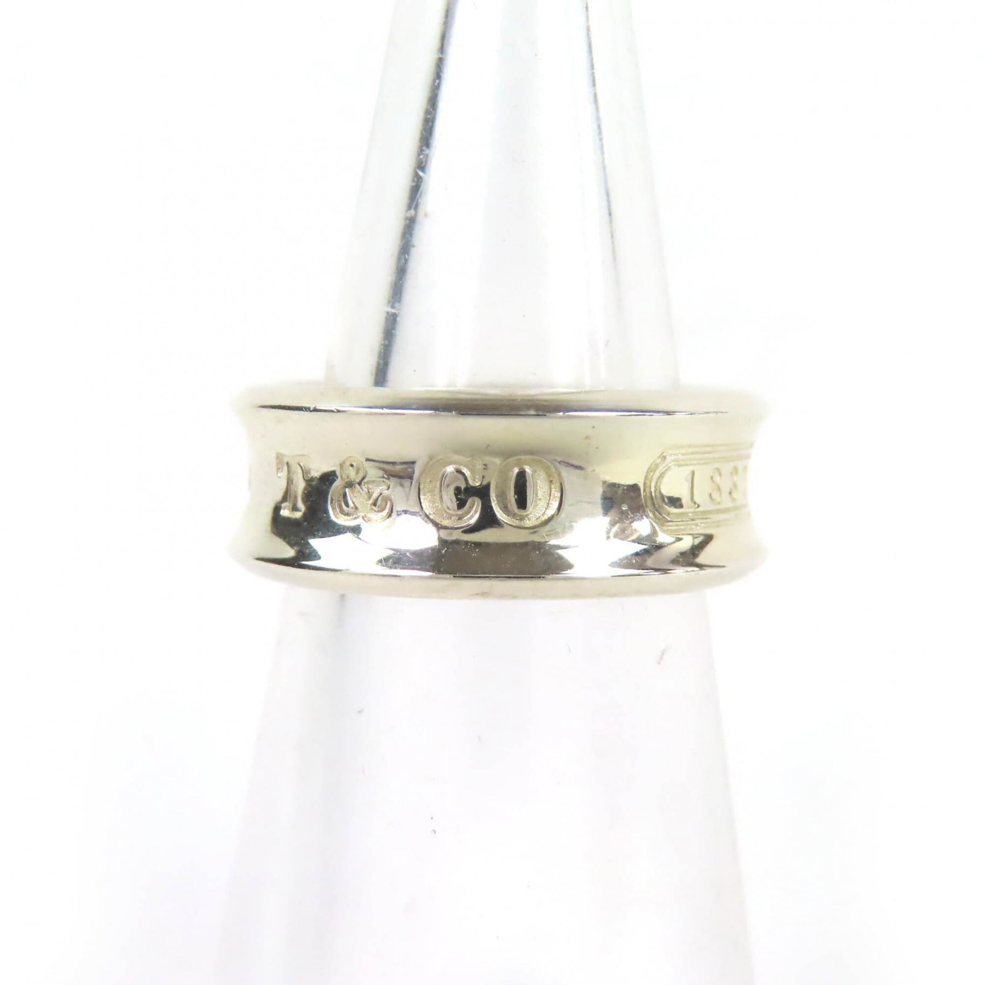 Tiffany Silver Silver 925 Band Ring (Pre-Owned)