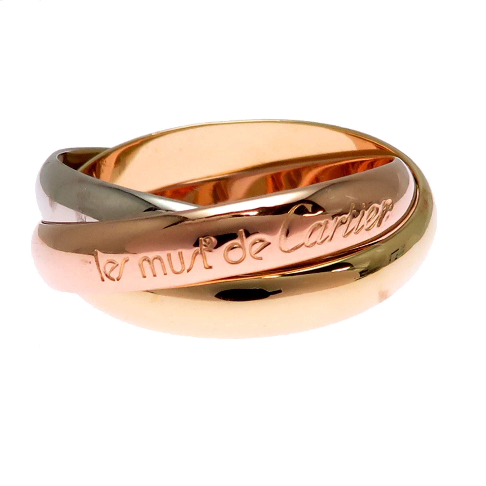 Cartier Yellow Gold (18K) Pink Gold (18K) White Gold (18K) Band Ring (Pre-Owned)