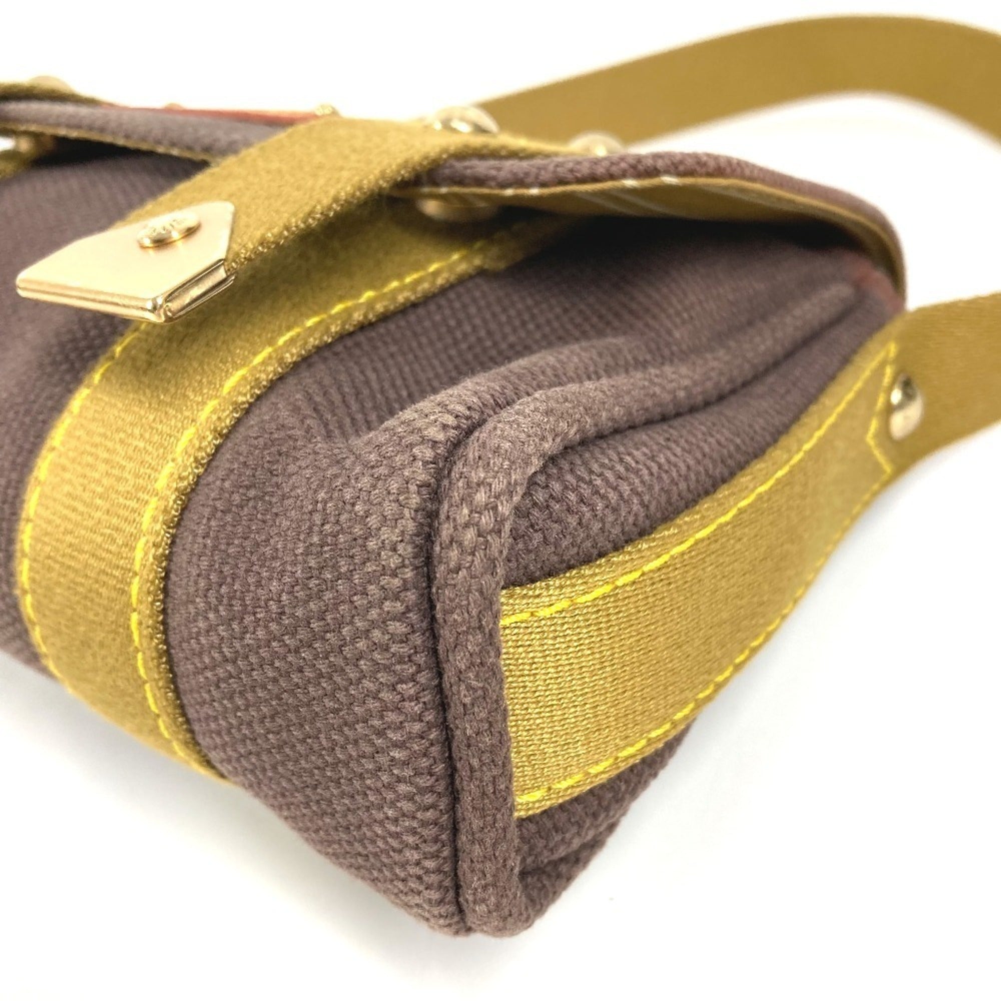 Louis Vuitton Brown Canvas Pochette Shoulder Bag (Pre-Owned)