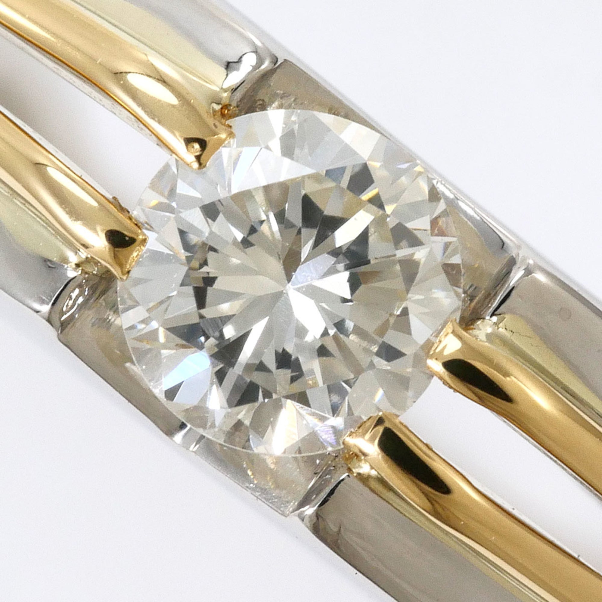 Unbranded Platinum Yellow Gold Yellow Gold (18K) Platinum 900 Band Ring (Pre-Owned)
