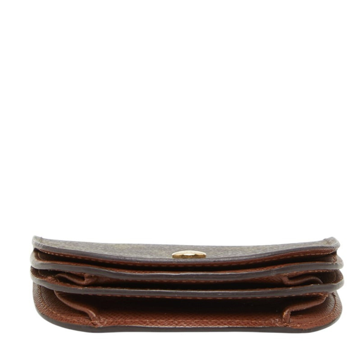 Louis Vuitton Brown Pvc Leather Coin Purse/Coin Case (Pre-Owned)