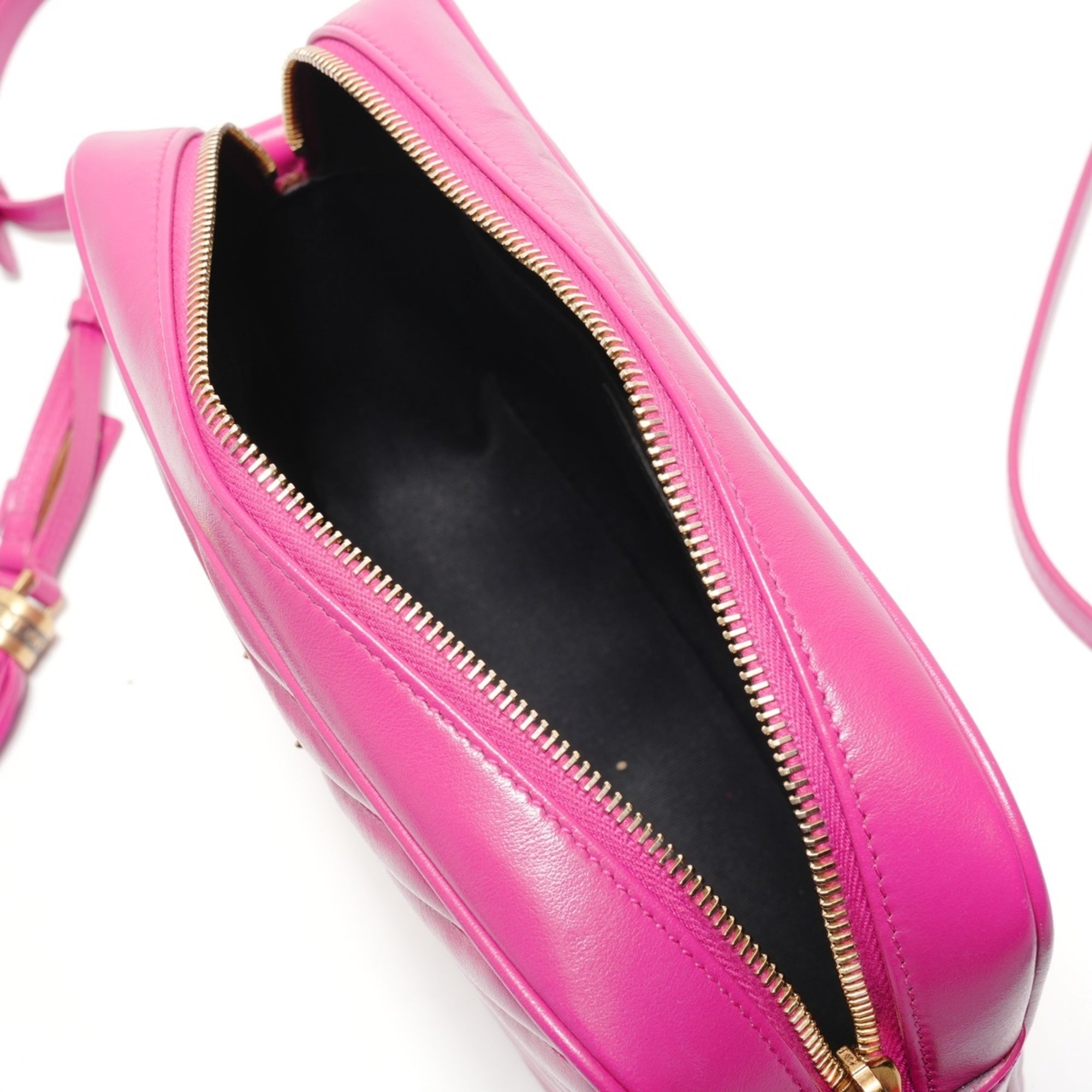 Yves Saint Laurent Pink Quilting Shoulder Bag (Pre-Owned)
