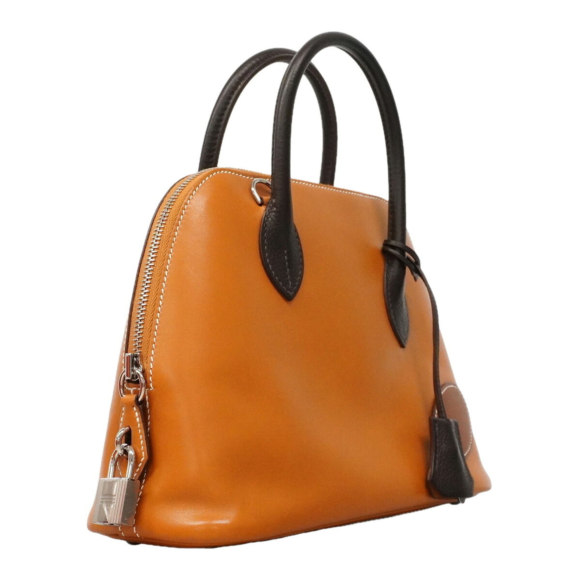 Hermes Gold Havane Natural Sable Barenia Leather Swift Leather Handbag (Pre-Owned)