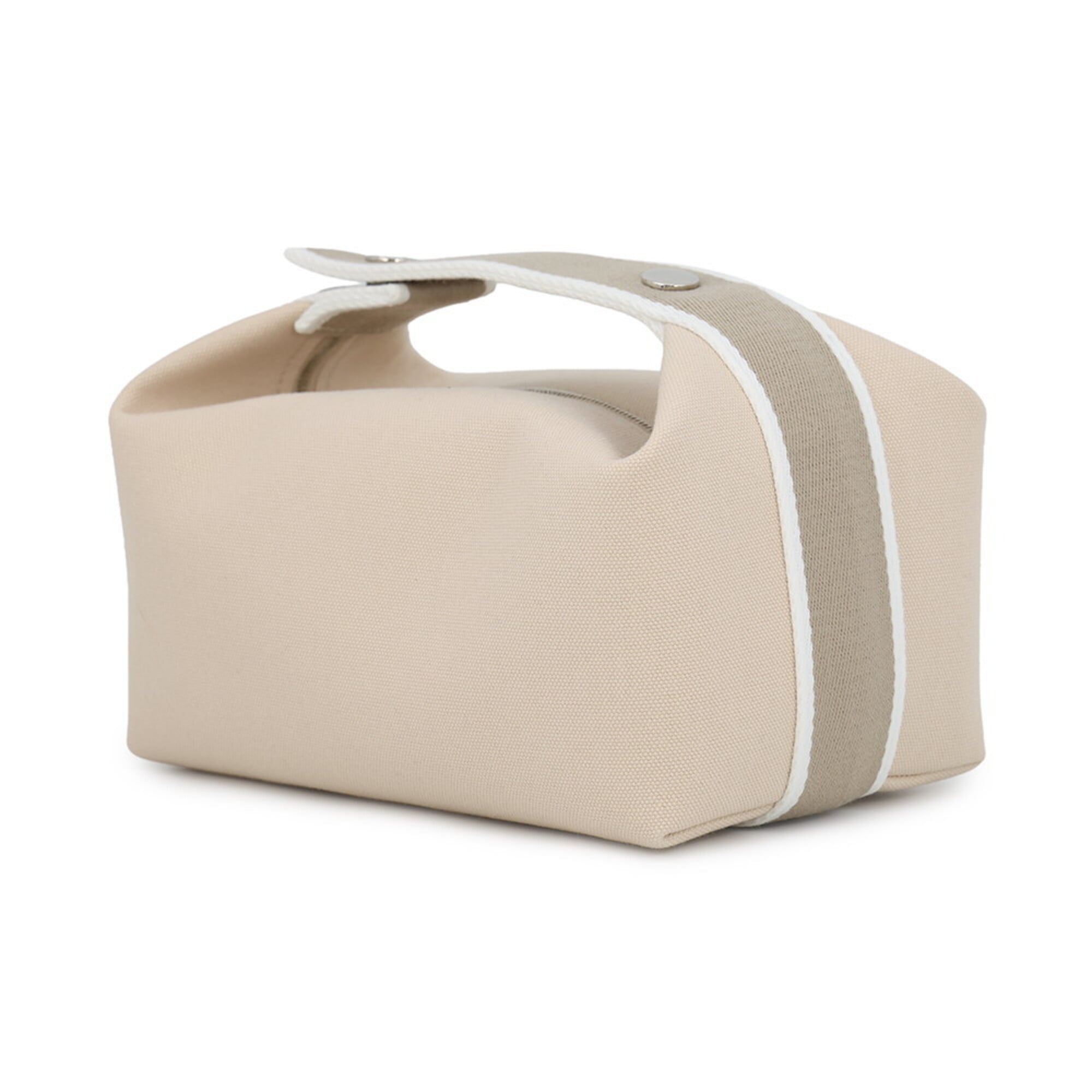 Hermes Kara Beige Canvas Pouch (Pre-Owned)